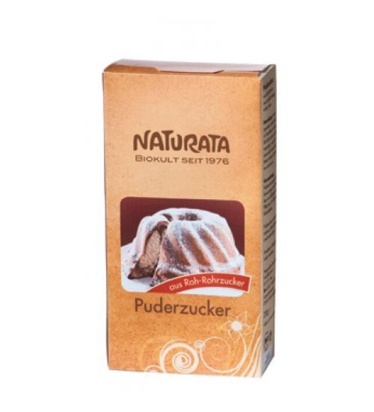 Naturata Organic Powdered Sugar - Raw Cane Sugar (3 x 200g) | Premium Baking Ingredient for Sweet Treats - Buy Online on GoSupps.com