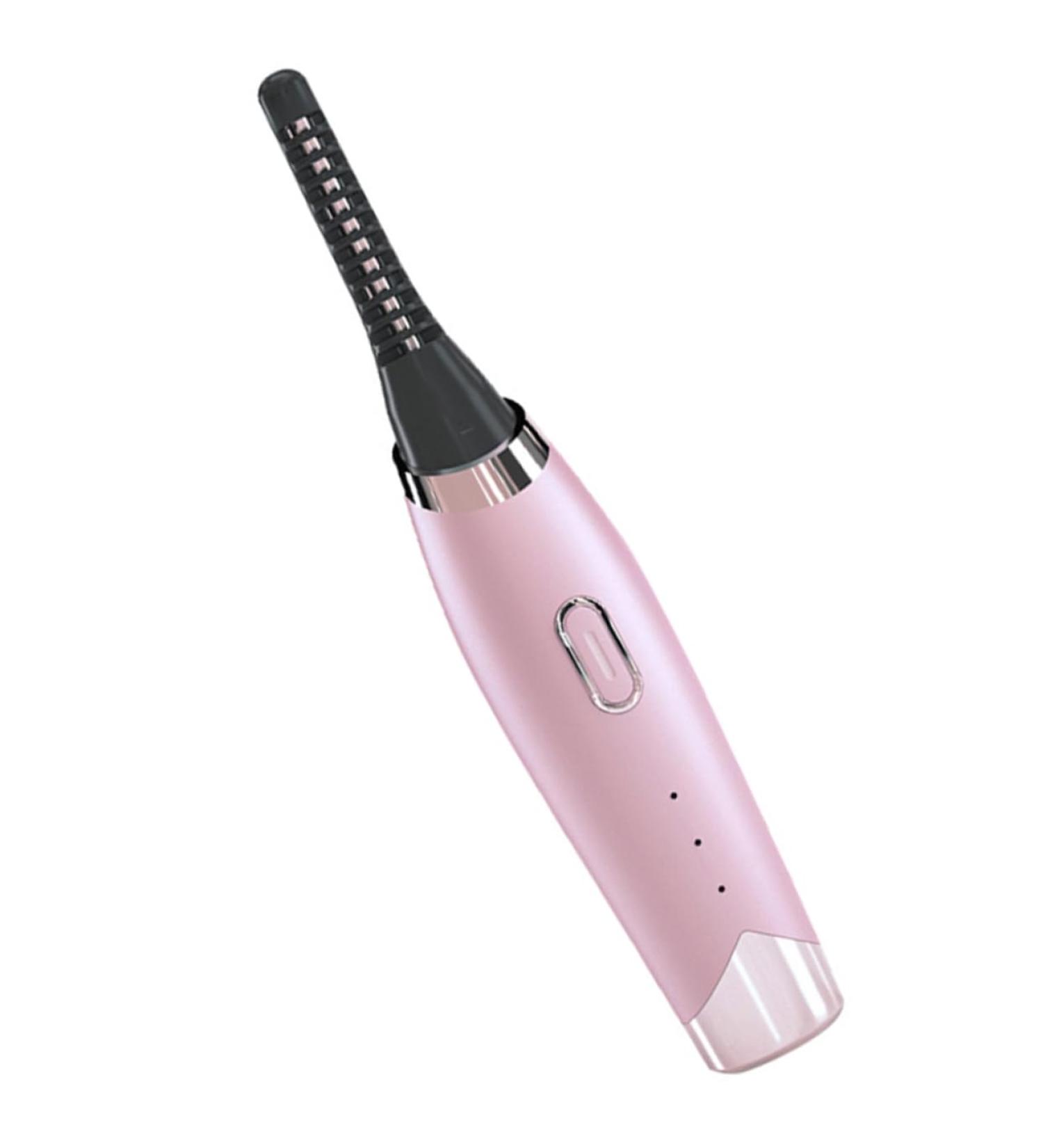 NOLITOY Heated Eyelash Curler - 3 Temperature Gears Mini Eye Lash Curling Tool for Natural Lashes Hot Lash Curler in Pink - Buy Online on GoSupps.com