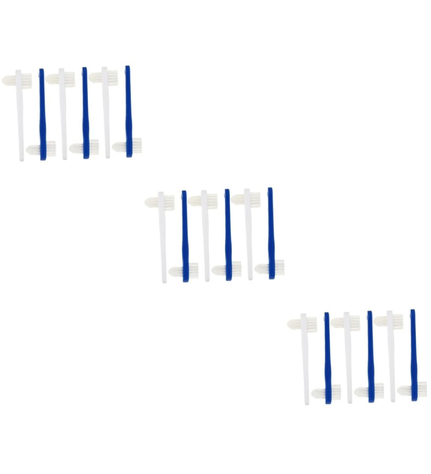 Ultechnovo Double-Headed Toothbrush - Mini Travel Cleaning Brush with Soft Bristles - Dental Care Accessory (1 Pack 18 StK) - Buy Online on GoSupps.com
