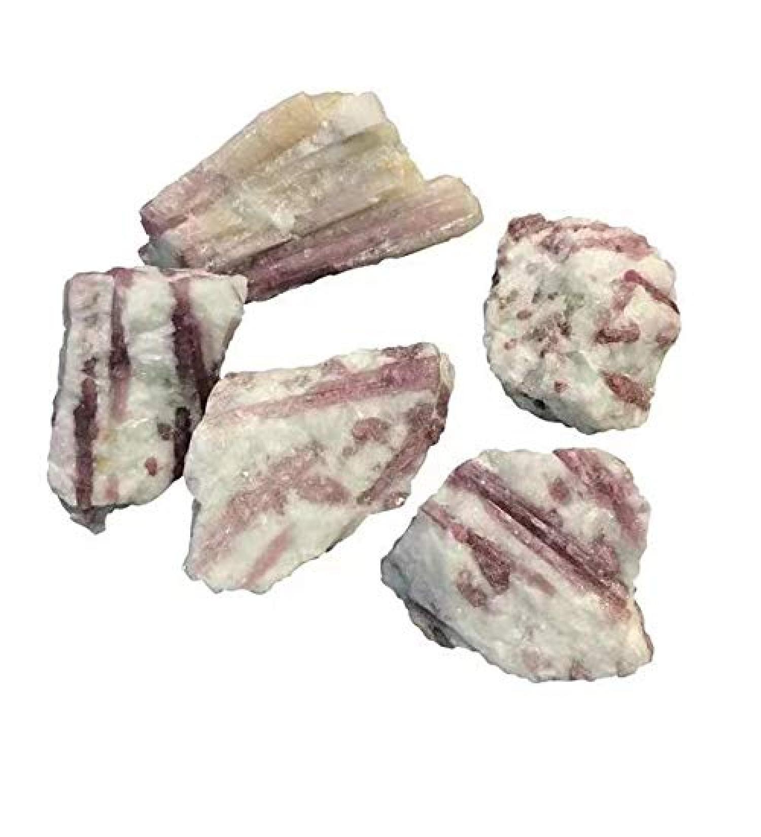 BAYDE 1pc Natural Gemstone Crystal Stones Rough Red Tourmaline Quartz Stone 120g-180g Ornaments WANHONGYIN Natural Luster - Buy Online on GoSupps.com