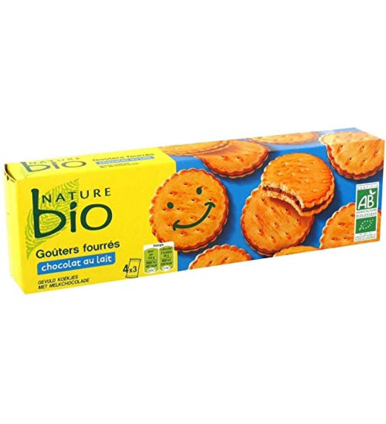 NATURE BIO - Organic Milk Chocolate Round Filled Snack 185G - (Pack of 4) - Buy Online on GoSupps.com