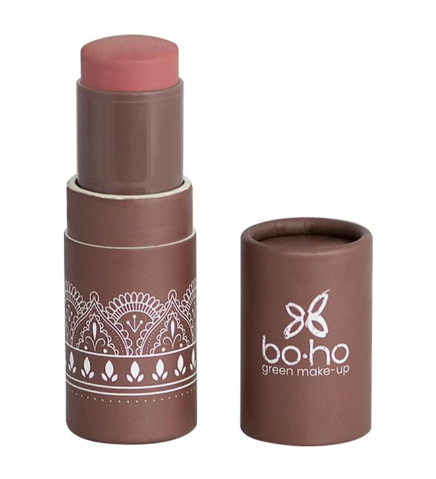 Boho Green Make-Up Blush Stick 01 Rosewood Bio