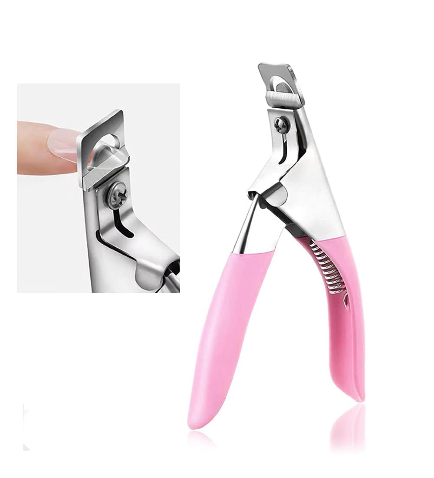 Adjustable Acrylic Fake Nail Tip Clipper Cutter Professional False Artificial Nails Trimmer Tool for Salon And Home Nail Art DIY - Buy Online on GoSupps.com
