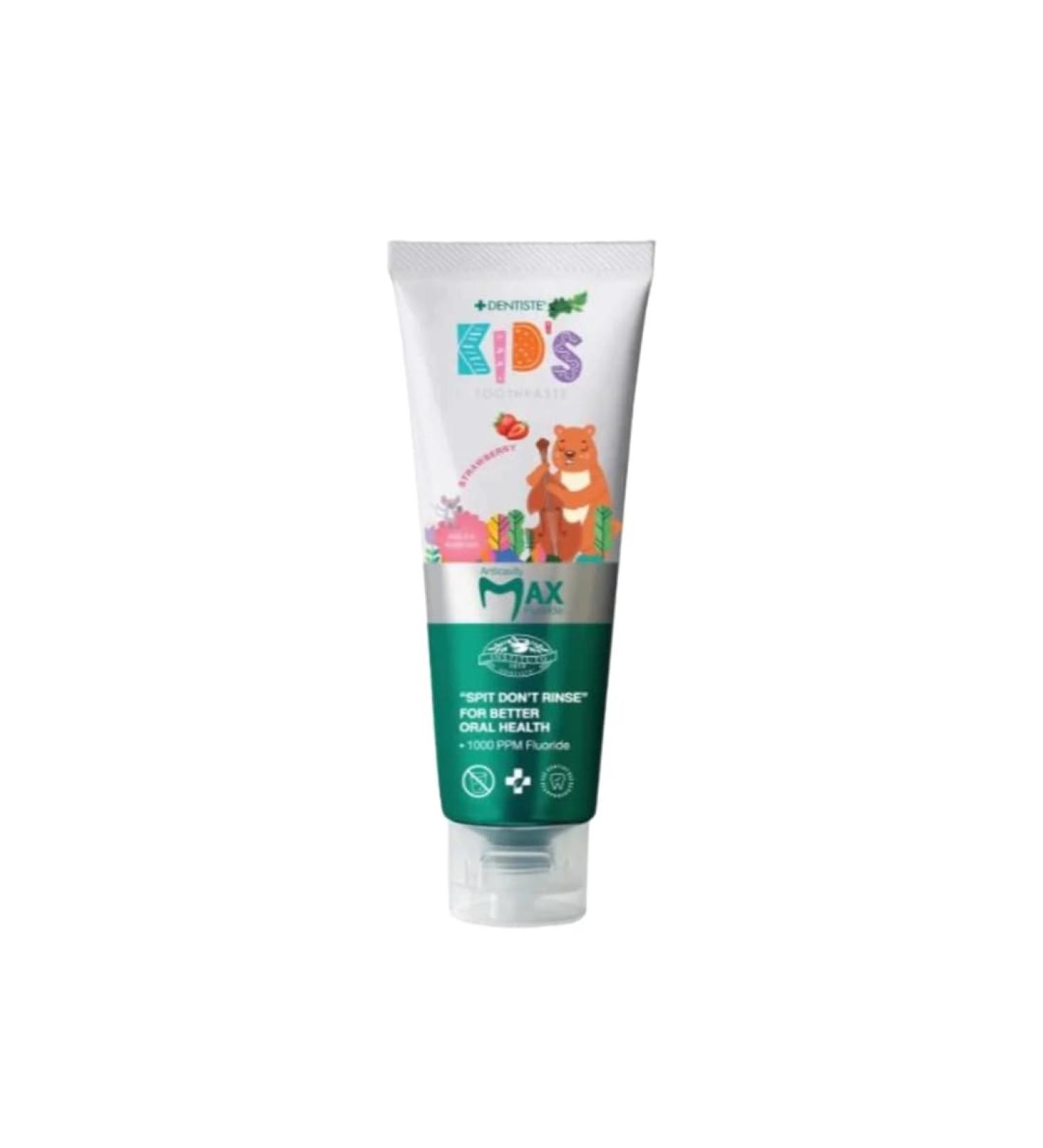 Kids Toothpaste Strawberry Flavor Gentle Cavity Protection for Ages 2 6 - Buy Online on GoSupps.com