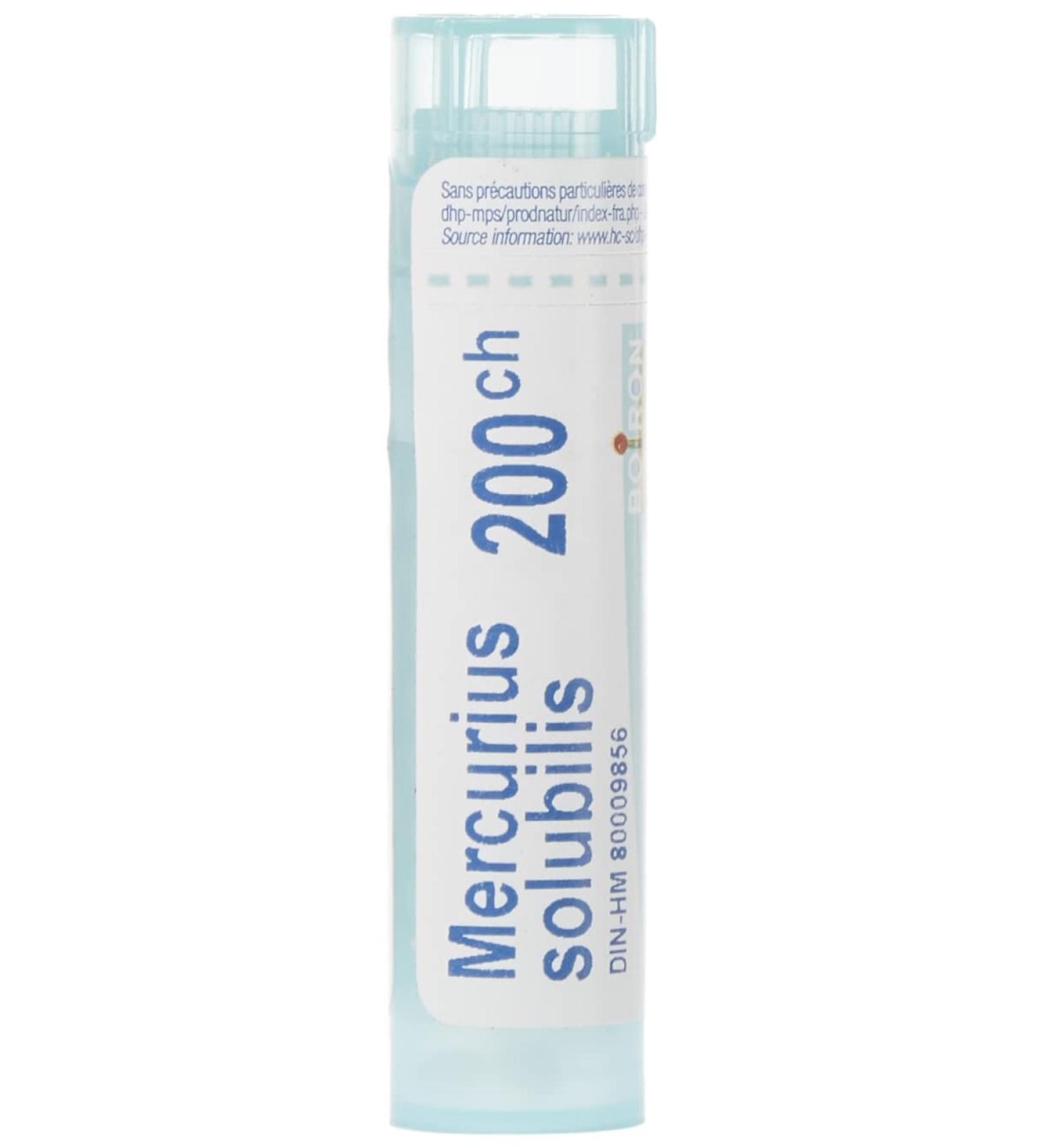Mercurius Solubilis (solubilis) 200ch Boiron Homeopathic Medicine - Buy Online on GoSupps.com