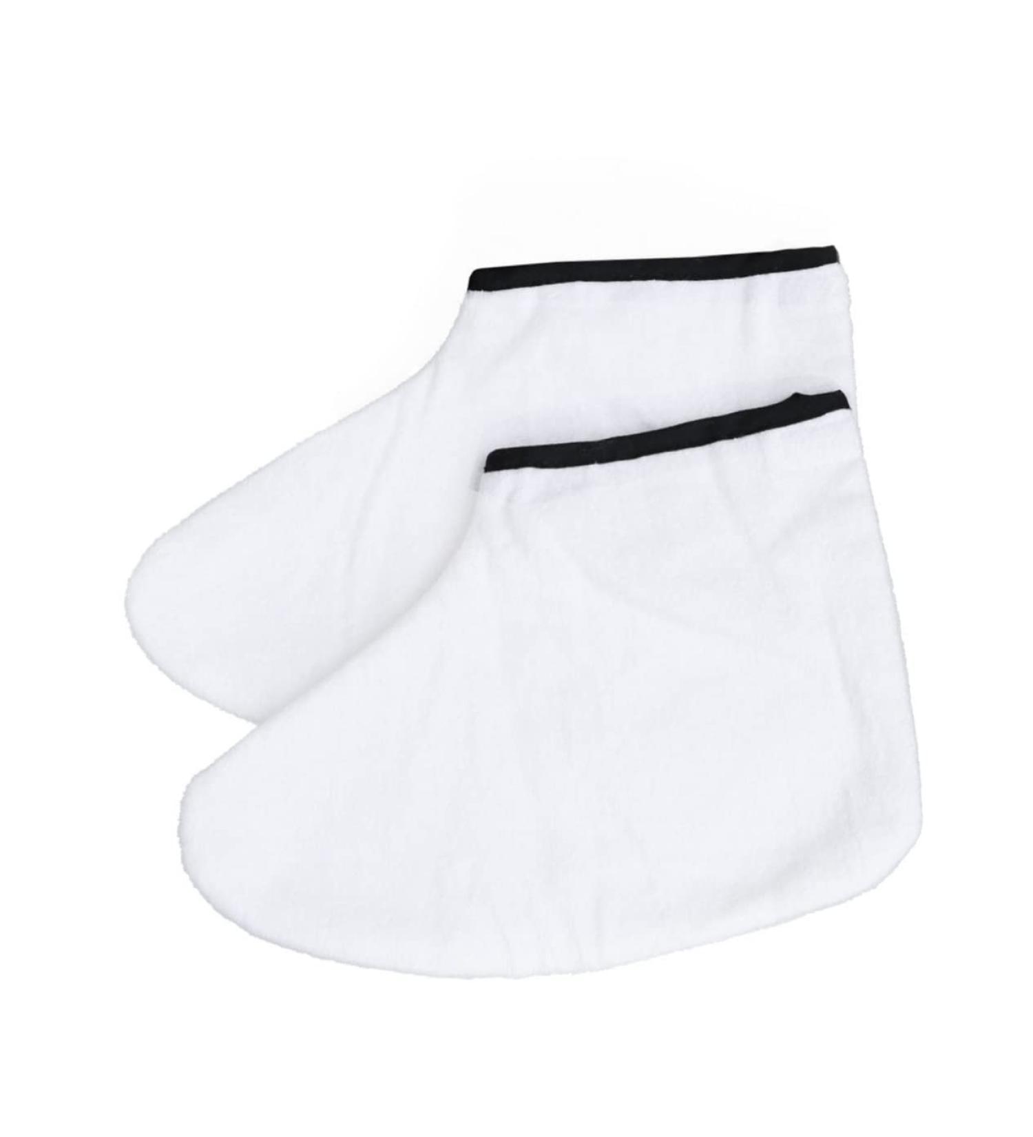 Vaguelly Chaussettes Et De Cire Hydratants Chaussettes Et Coton Pour Th rapie Thermique Blanc Soin Mains R utilisables Pour Cire De Paraffine - Buy Online on GoSupps.com