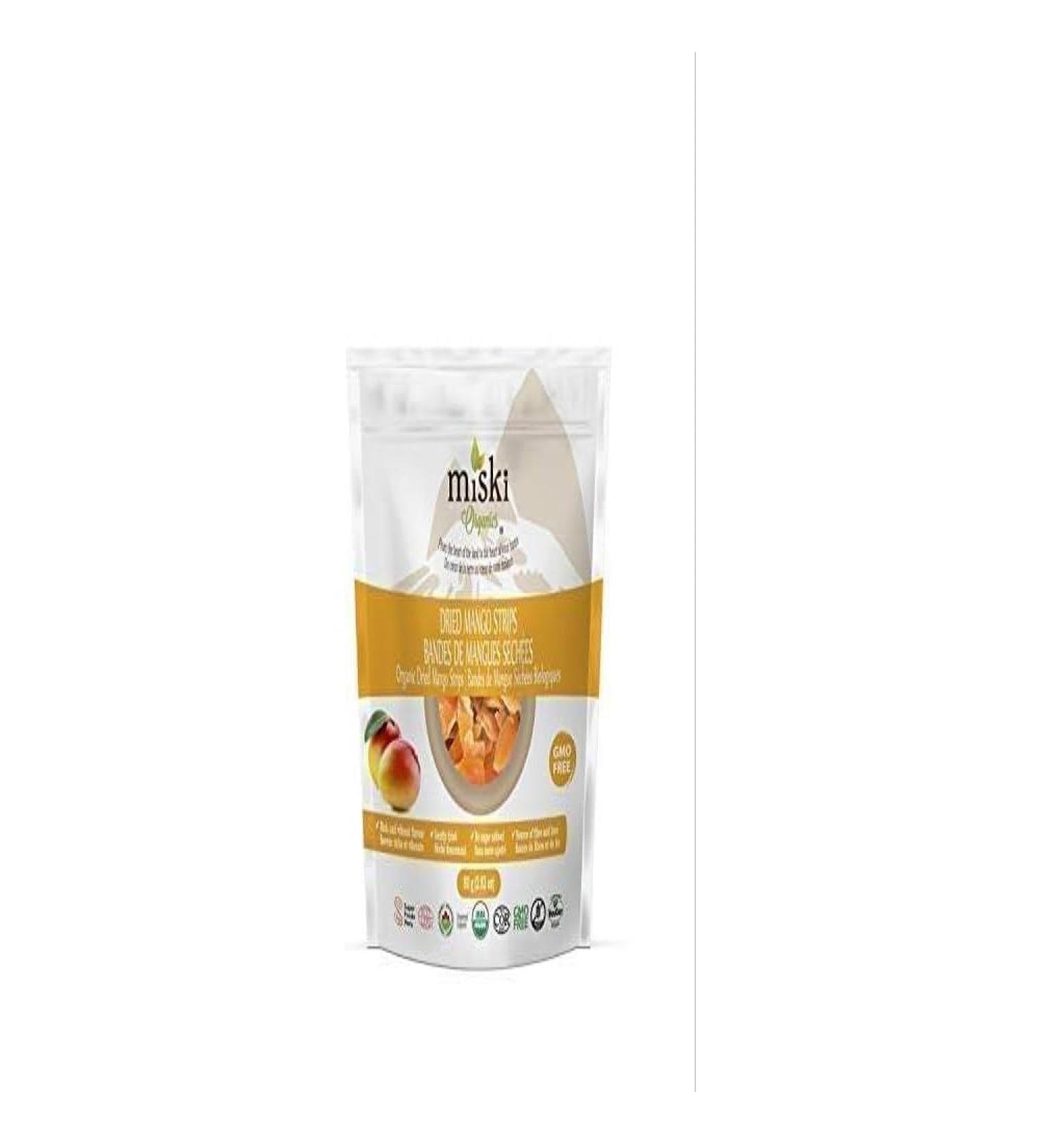 MISKI ORGANICS Mango Strips 80 g - Buy Online on GoSupps.com