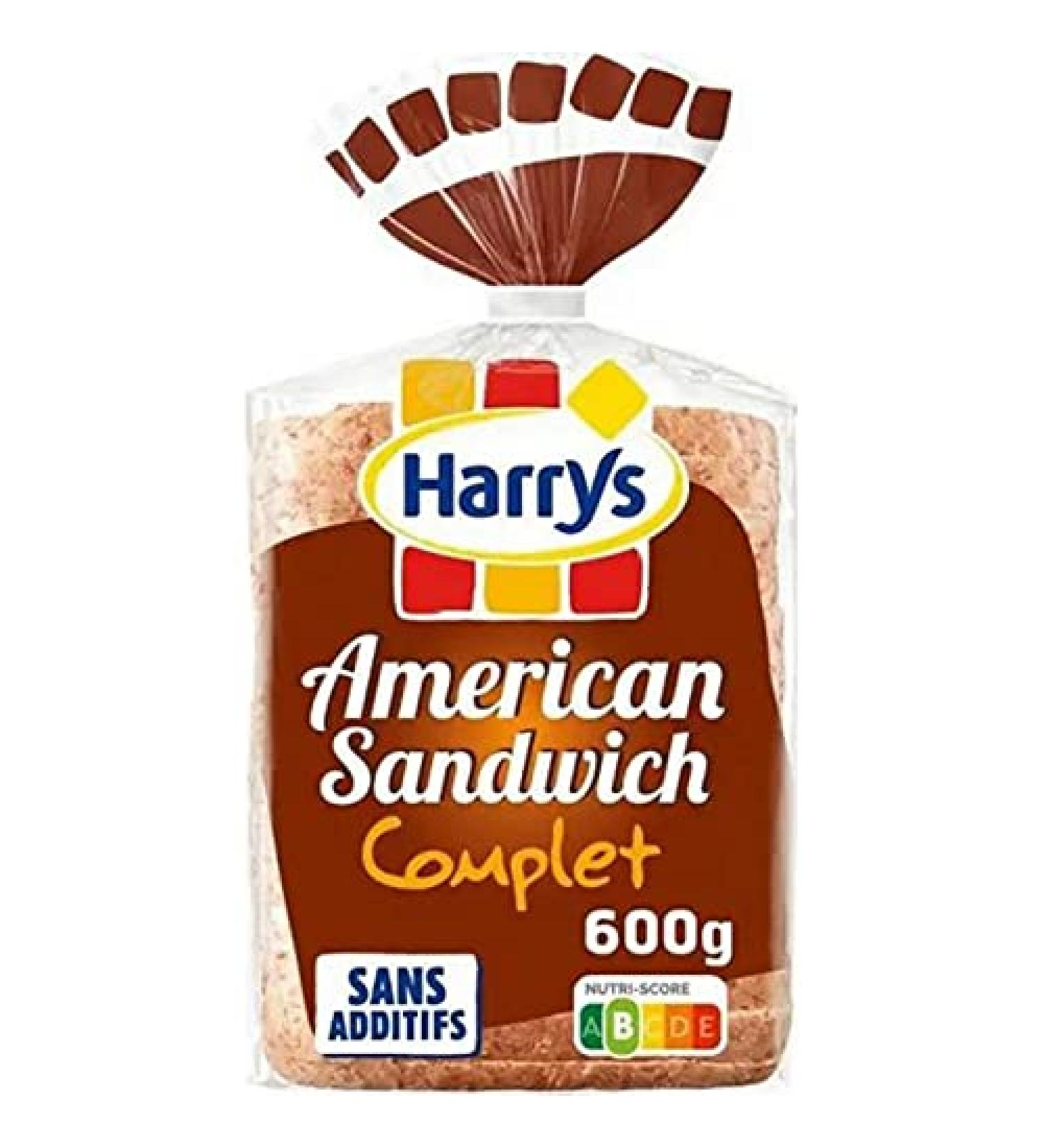 Harrys Bread of Mie Whole 600g