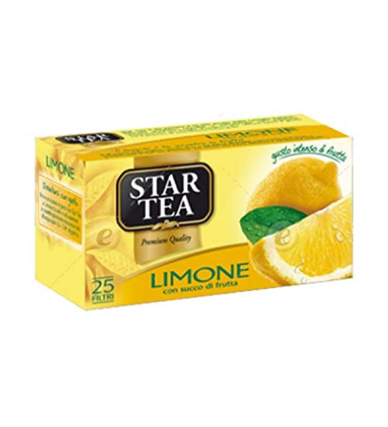 Star Star The Limone tea box 25 lemon tea bags 37.5g black tea