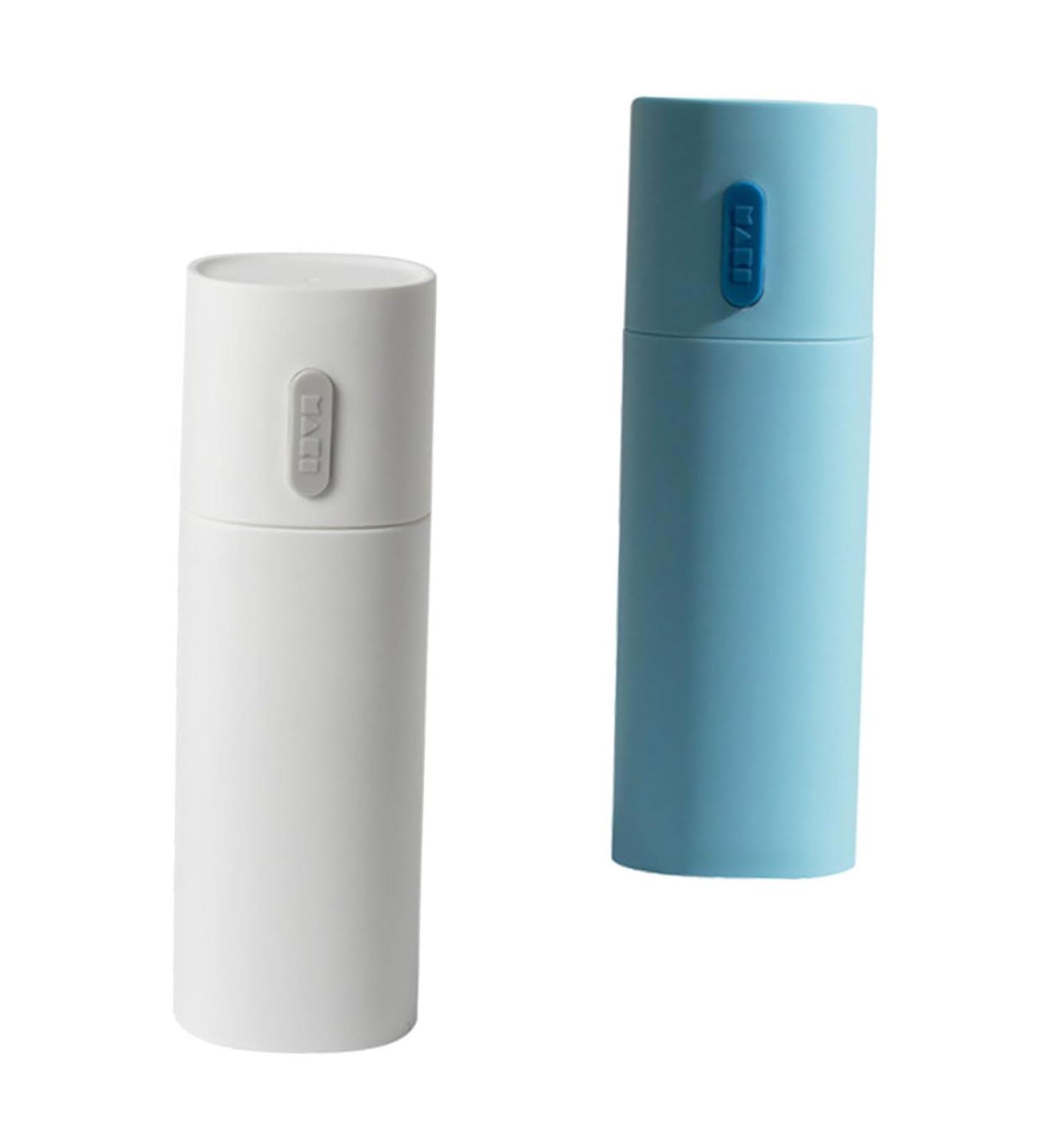 Minkissy Travel Toothbrush & Toothpaste Holder Set | 2-Piece Storage Box for On-the-Go Oral Care - Ideal for International Shipping - Buy Online on GoSupps.com