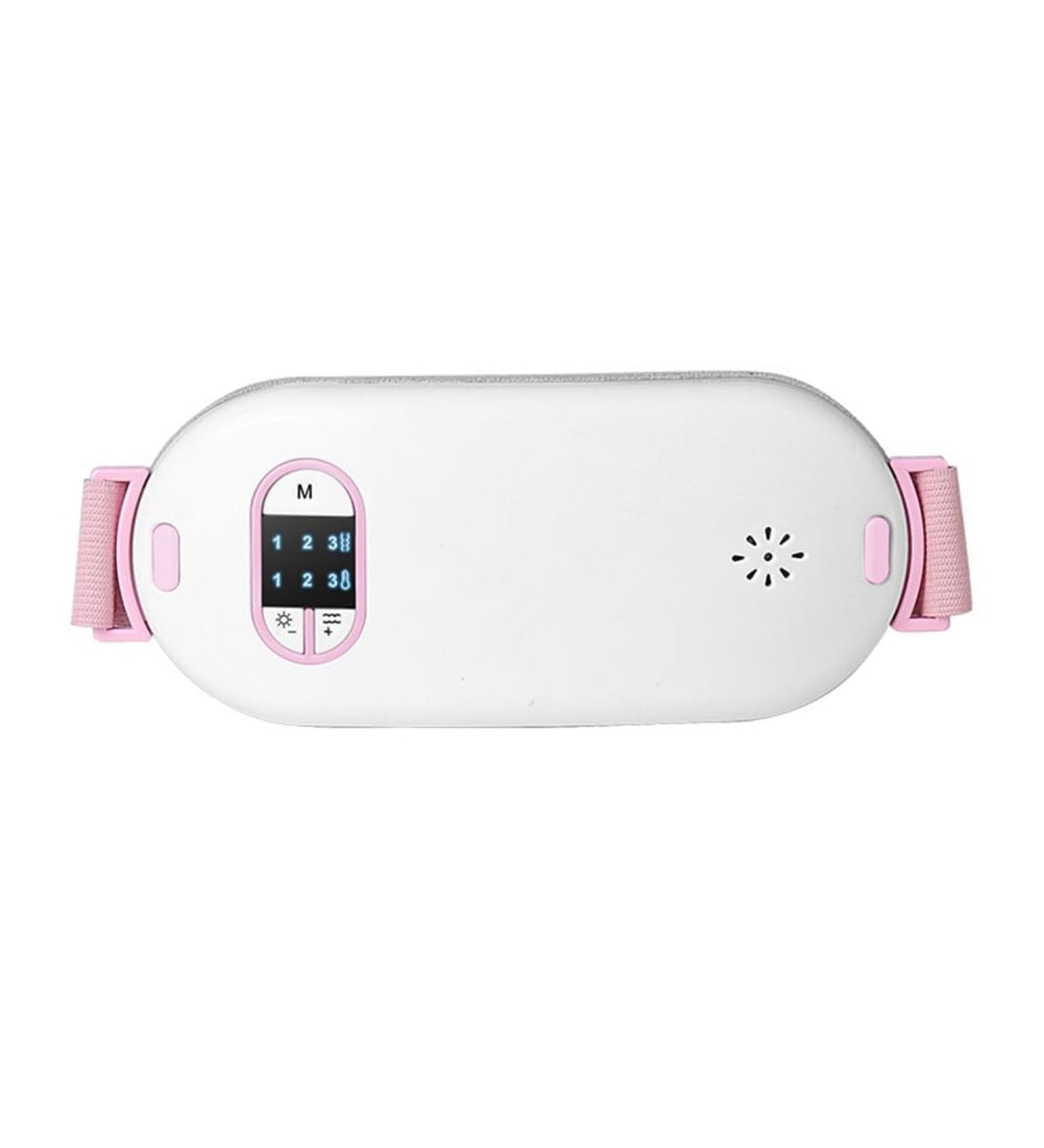 RIYAN Fabric Heating Pad - Portable for Abdominal & Back Pain Relief | 3 Heat & Vibration Modes | International Shipping - Buy Online on GoSupps.com