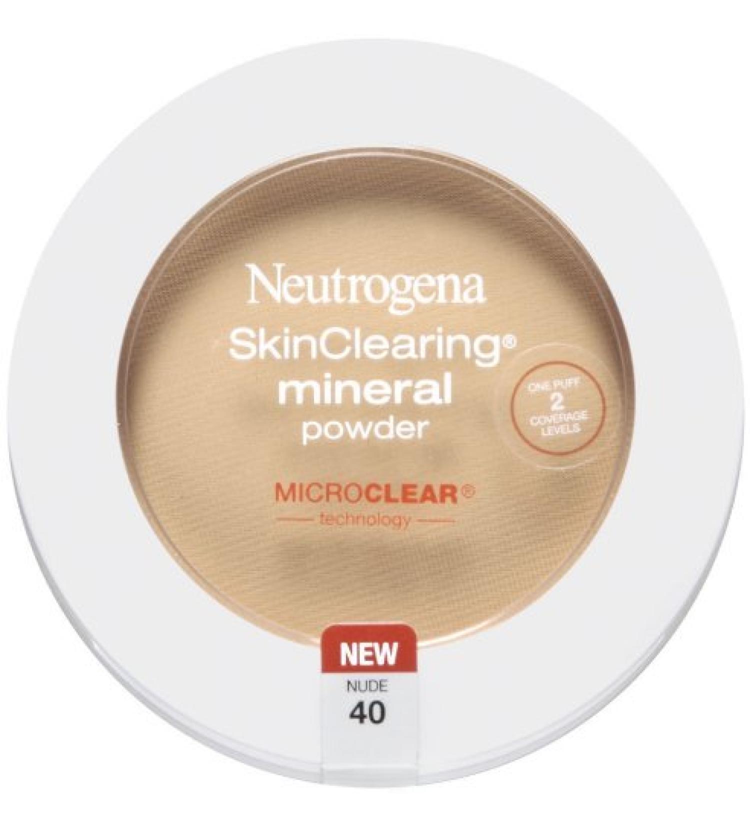 Neutrogena SkinClearing Mineral Powder  Nude 40