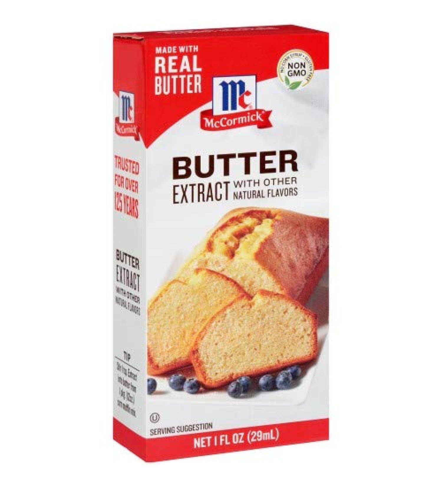 McCormick Butter Extract with Other Natural Flavors, 1 Fl Oz (Pack of 2)