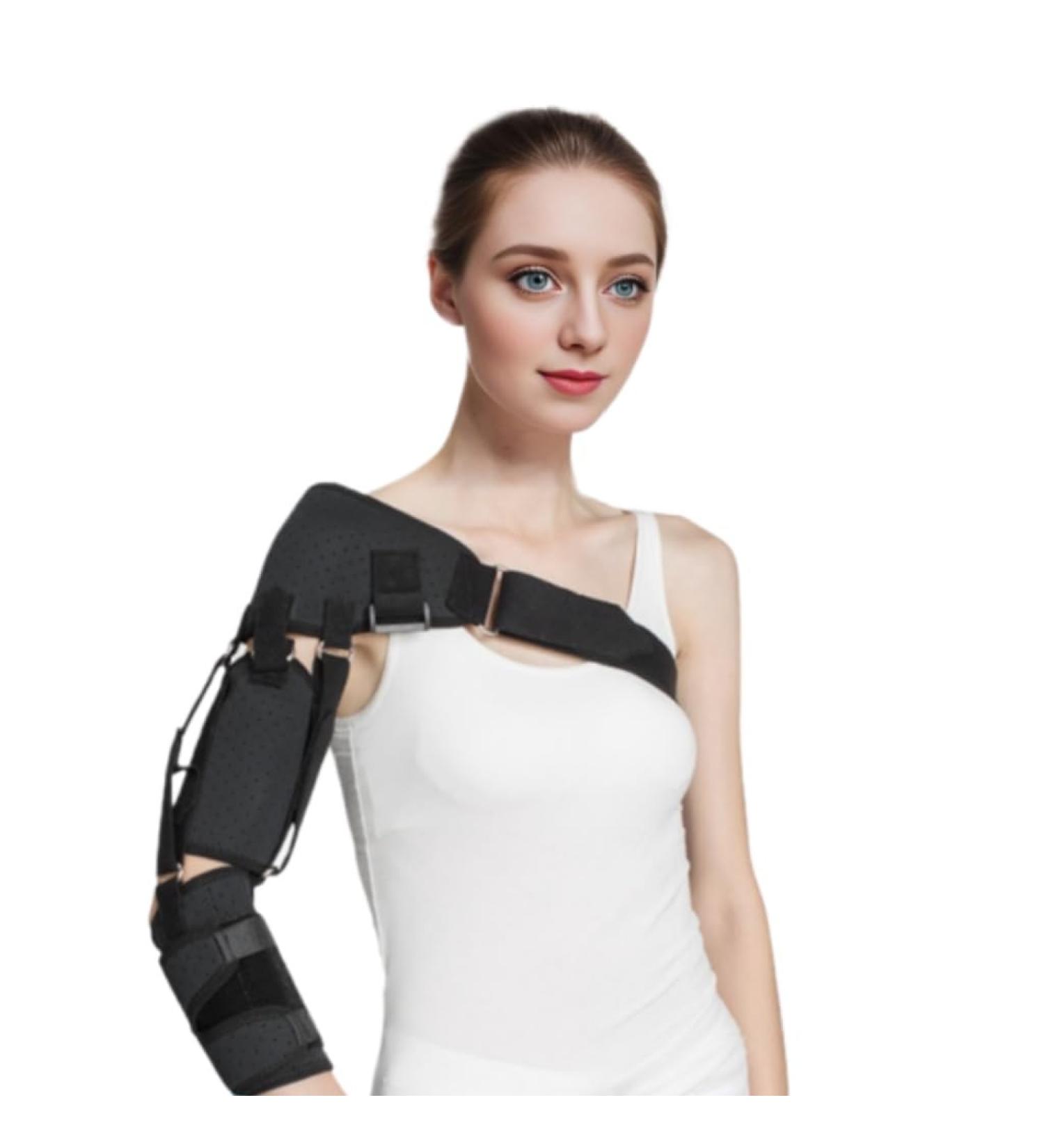 Right Shoulder Brace for Rotator Cuff Pain Relief | Support Brace for Men & Women - Compression & Arm Sling - Buy Online on GoSupps.com