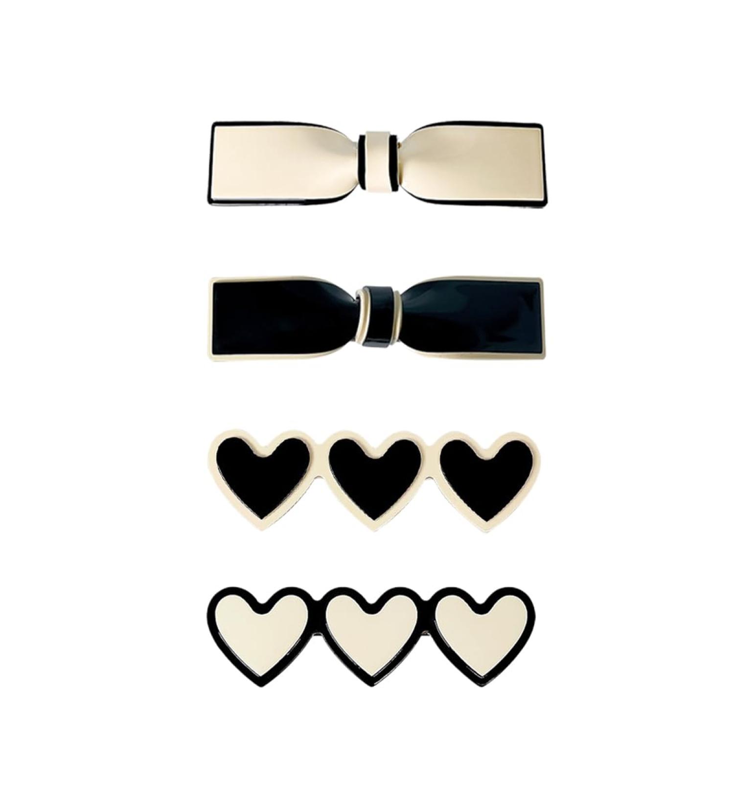 4 Pack French Hair Clips for Women - Thin & Medium Size Stylish Hair Accessories - Buy Online on GoSupps.com