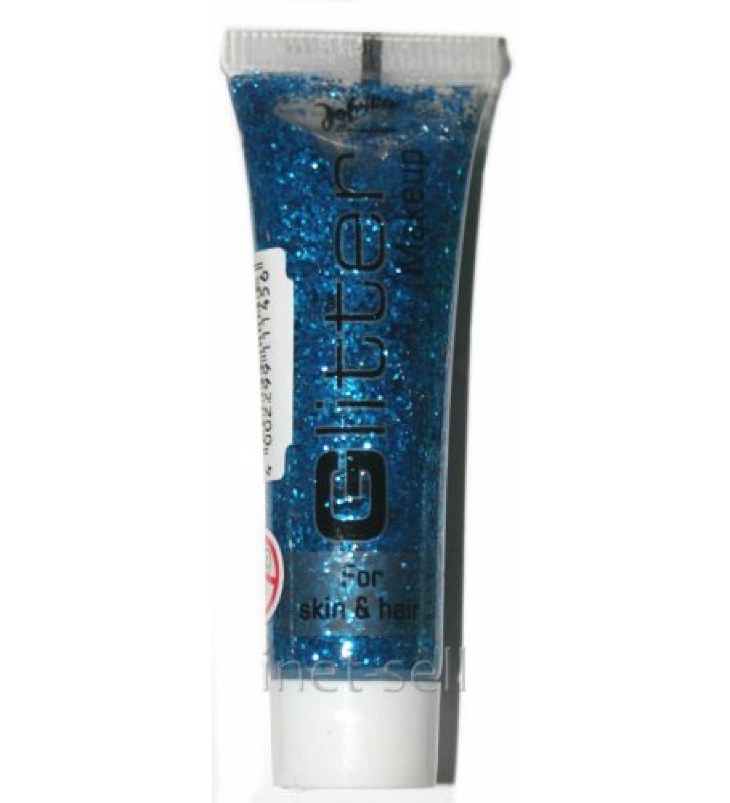 Jofrika glitter make-up blue