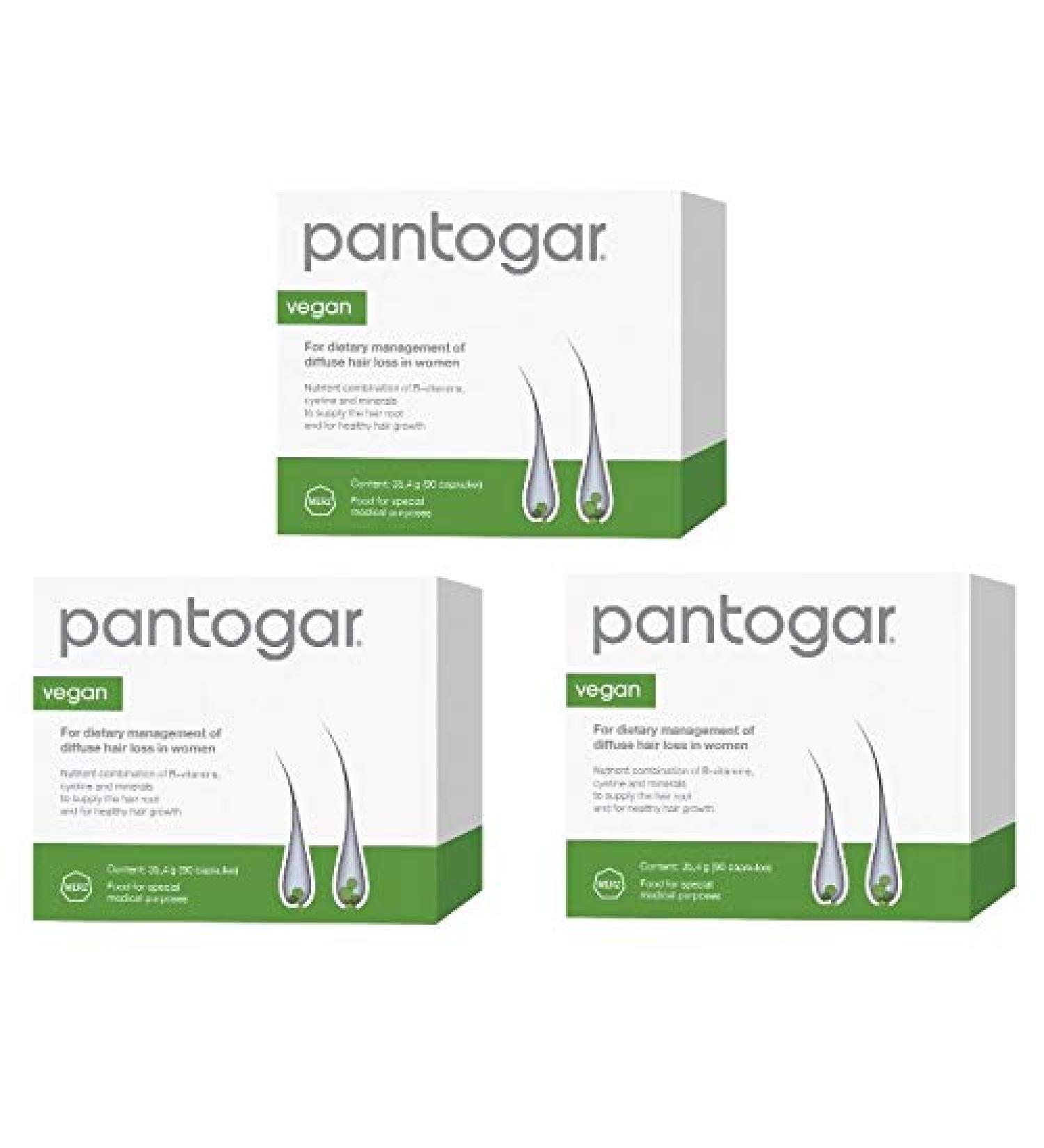 Pantogar 270 Capsules - 3 Box | Made in Germany | Hair Growth Supplement - Buy Online on GoSupps.com