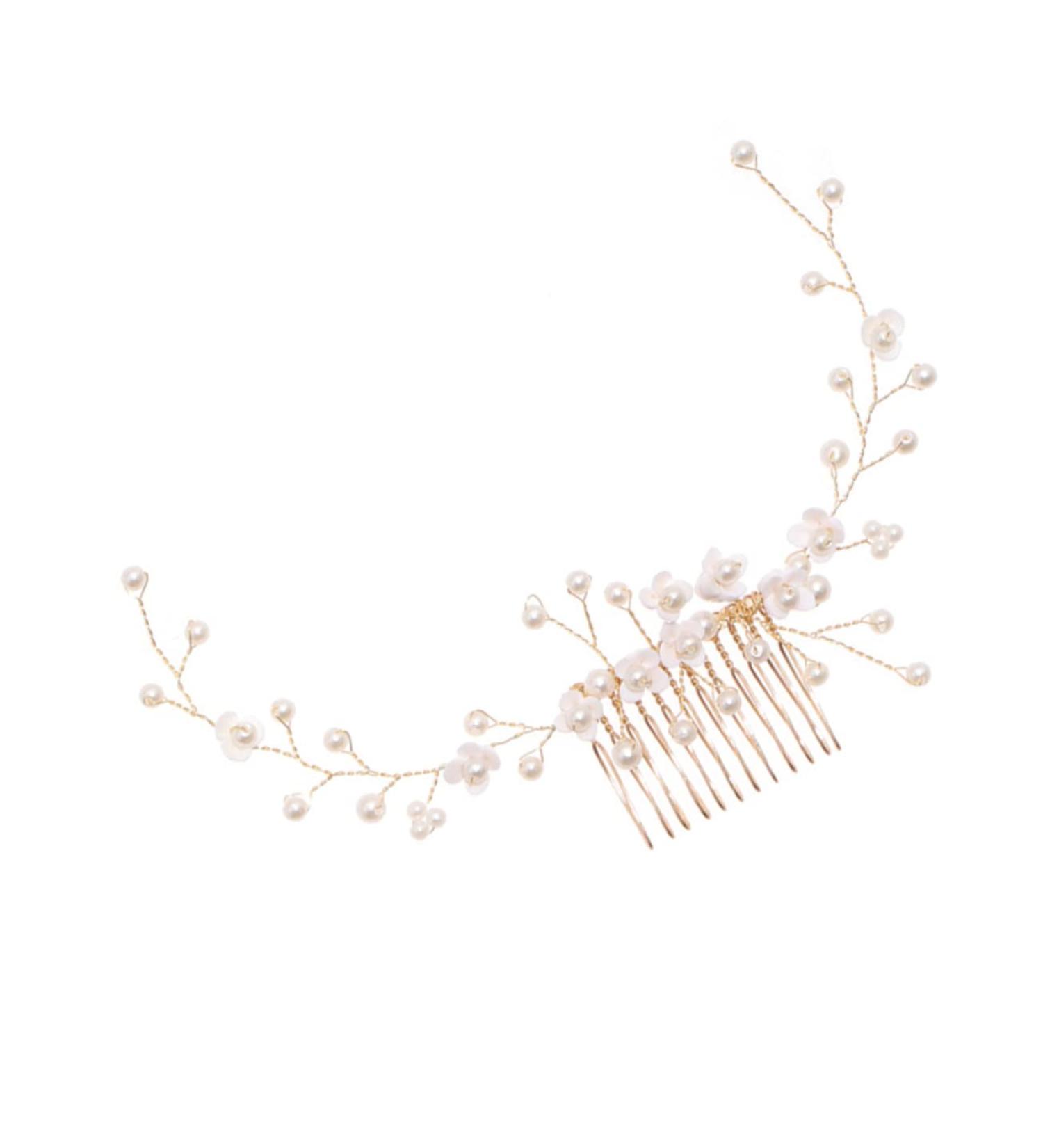 FRCOLOR Bridal Hair Comb Hair Accessories for Bridesmaid Braiding Hair Accessories Wedding Decoration Pearl Hair Clips Pearl Hair Comb Pearl Hair Combs Pearl Headpiece Resin White Handmade - Buy Online on GoSupps.com