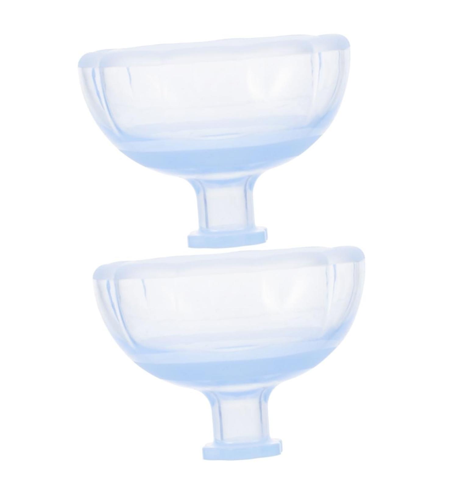 Gleavi Silicone Mom Palm Cup & Patting Tool | 2-Pack Sputa Mug for Mucus Removal | Gentle Massage Cups | 8x8cm Blue | International Shipping - Buy Online on GoSupps.com