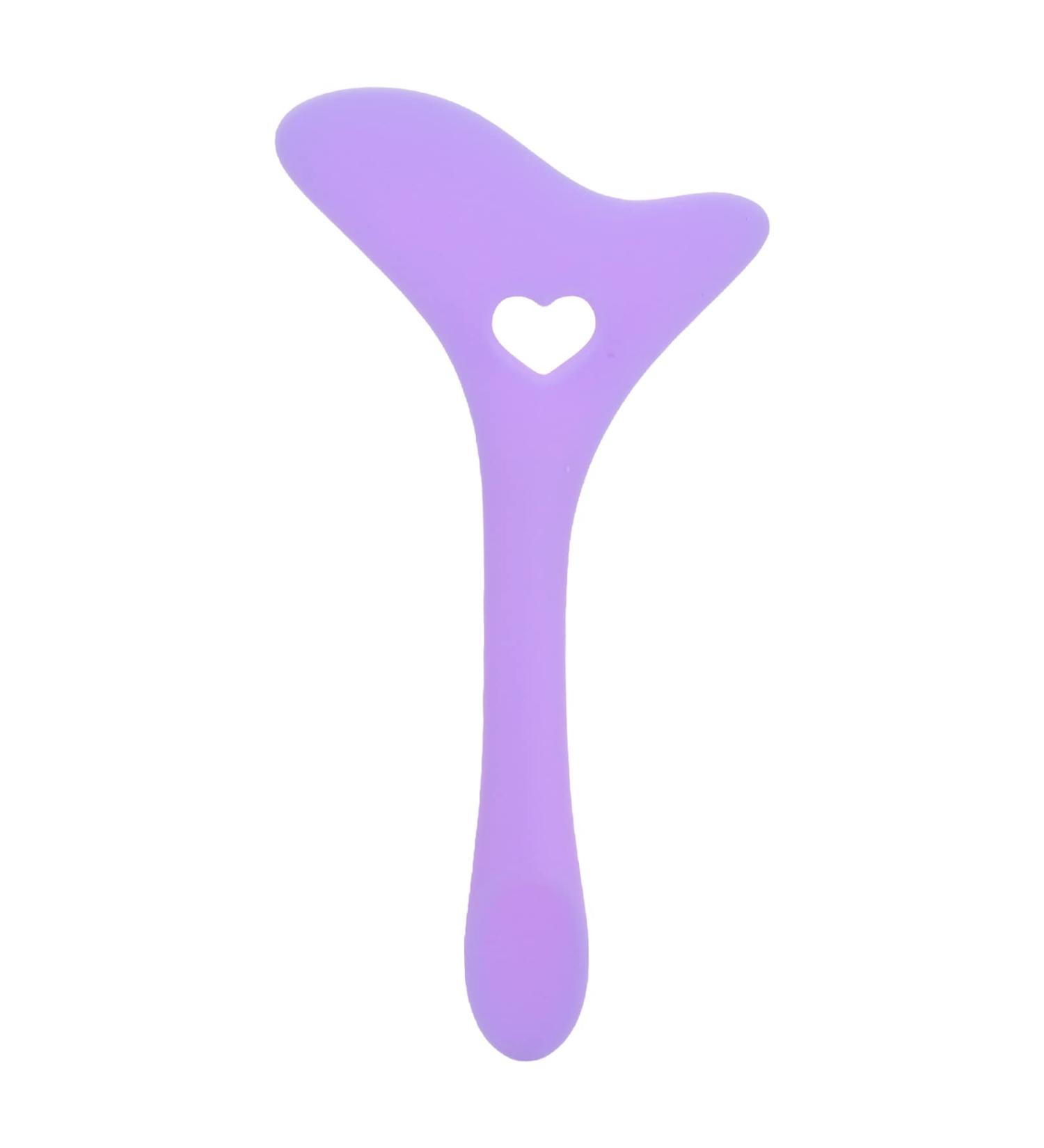 Brrnoo Silicone Stencils - Reusable Eyelash Applicator Tool & Mascara Guard Stencil in Purple | Perfect Eye Makeup Aid for Flawless Application - Buy Online on GoSupps.com