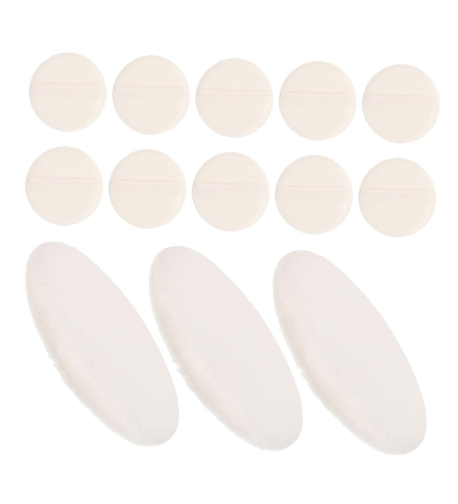 Houppettes Rondes en Velours Ultra Doux pour B b Lot de 15 Pi ces Applicateur de Poudre Corps Grosse Houppette Rafra chissante pour Soin et Maquillage B b  - Buy Online on GoSupps.com