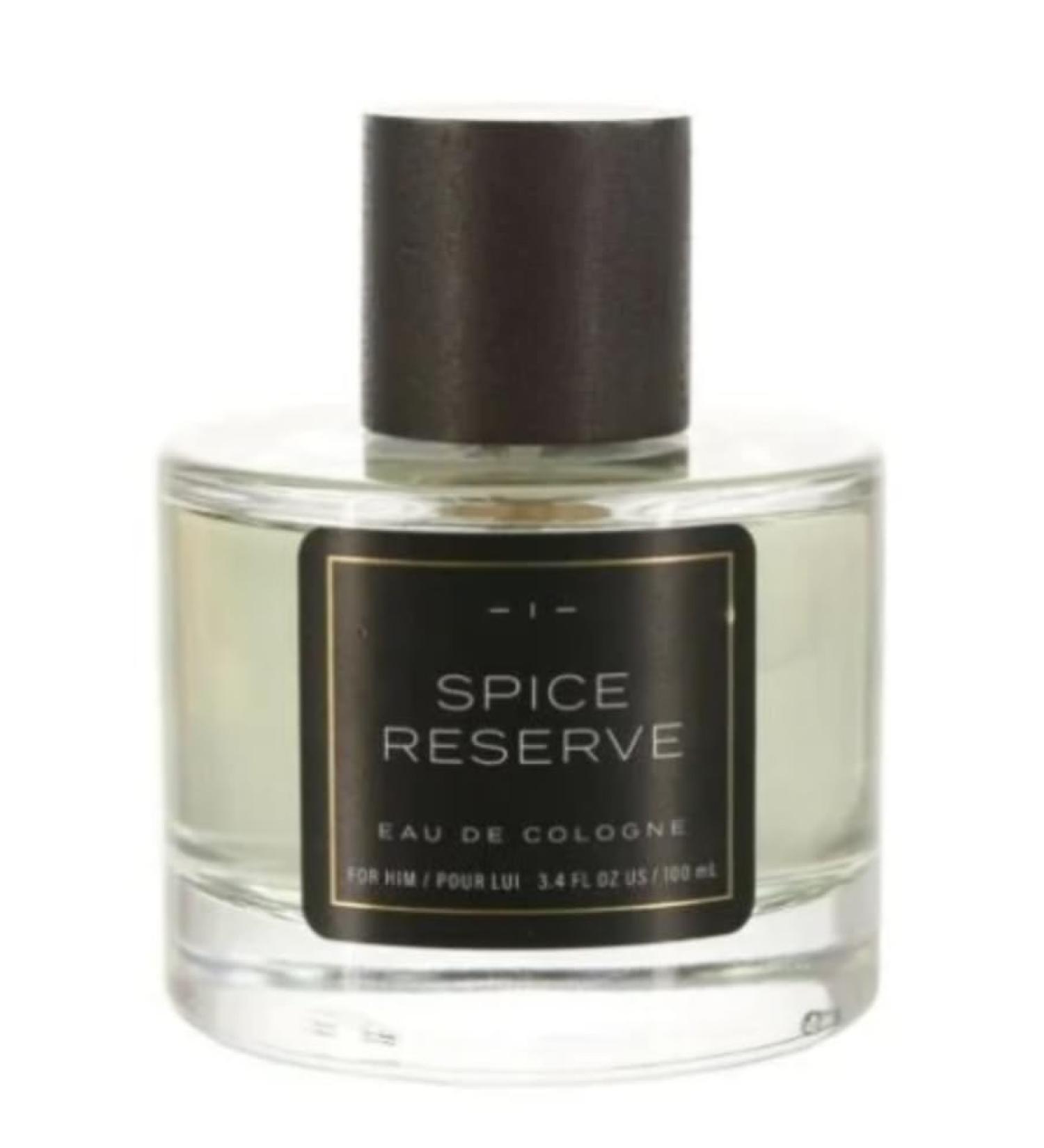 NEW Tru Fragrance SPICE RESERVE Eau de Cologne for Him - 3.4 Fl Oz 100ml - Men's Cologne