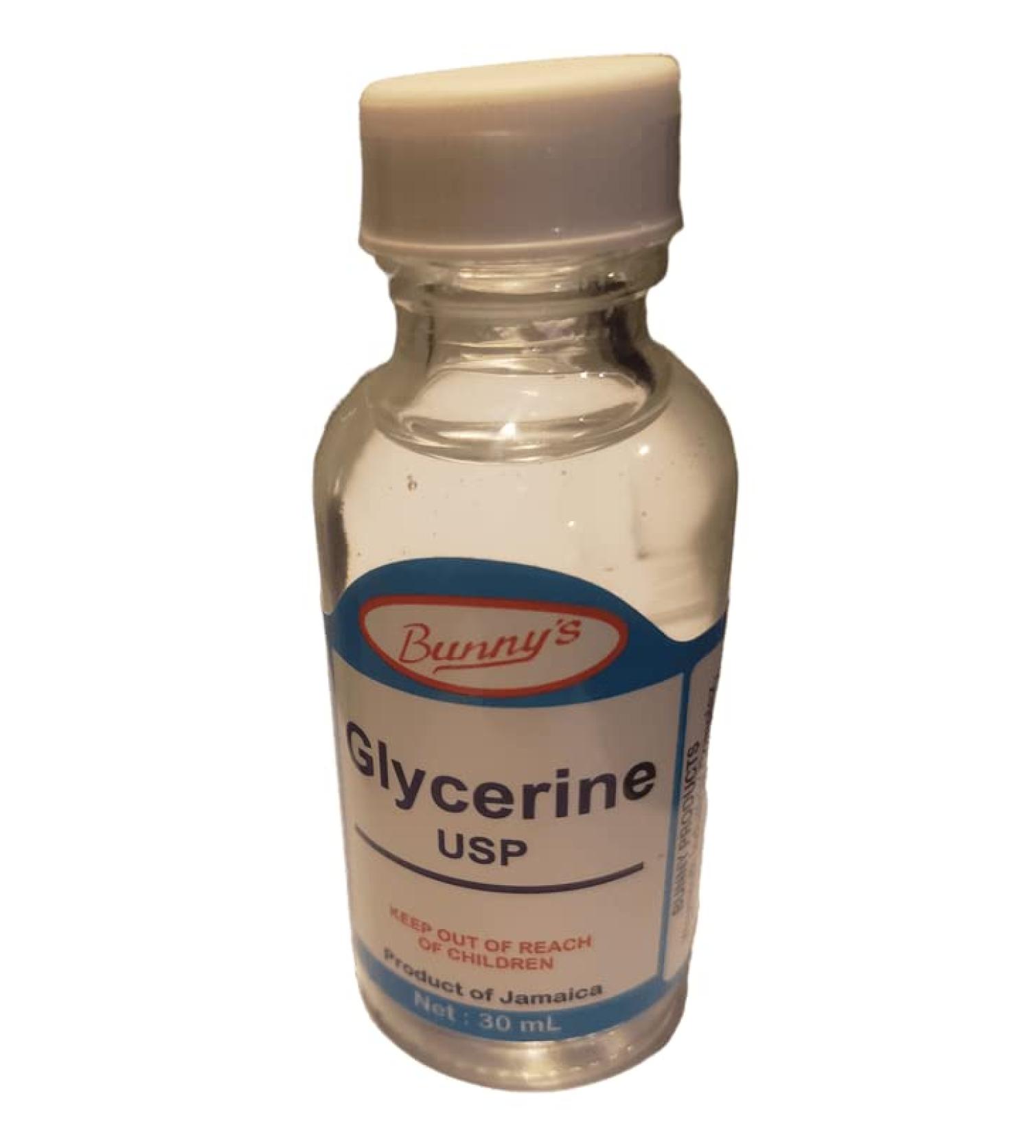 Buy Bunny's Jamaican Glycerin USP 30ml (1oz) - Best Quality Glycerin for Skin & Hair - International Shipping Available - Buy Online on GoSupps.com