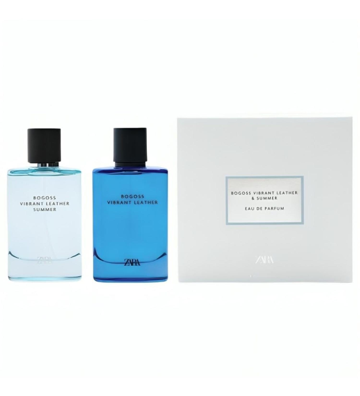 Zara Man Bogoss Vibrant Leather & Summer Cologne for Men Fragrance Set EDP Eau De Parfum 2x 100 ML (3.38 FL OZ) - Buy Online on GoSupps.com