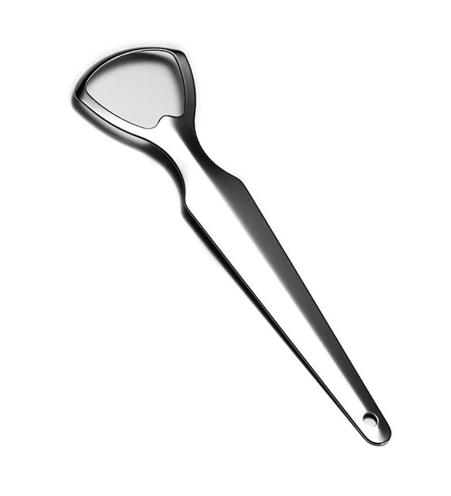 Tefexer Large Opening Stainless Steel Tongue Scraper - Oral Hygiene Tool for Adults Reduces Bad Breath Portable Design - Buy Online on GoSupps.com