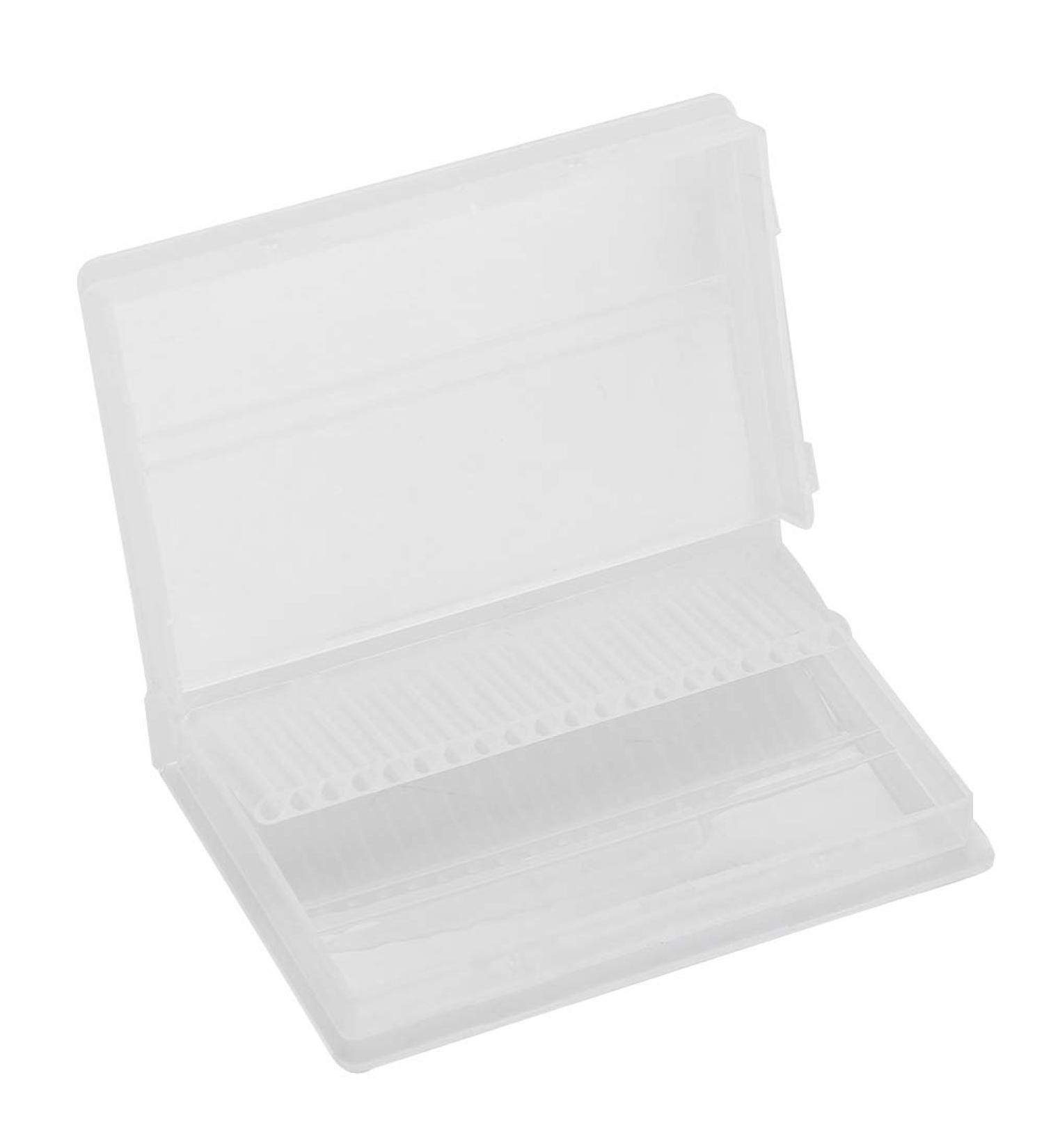 LANTRO JS Nail Drill Bits Holder with 20 Slots 3.8 2.5 0.4inches Grinding Head Bit Display Storage Box Rack Manicure Tool Salon Organizer and Storage - Buy Online on GoSupps.com