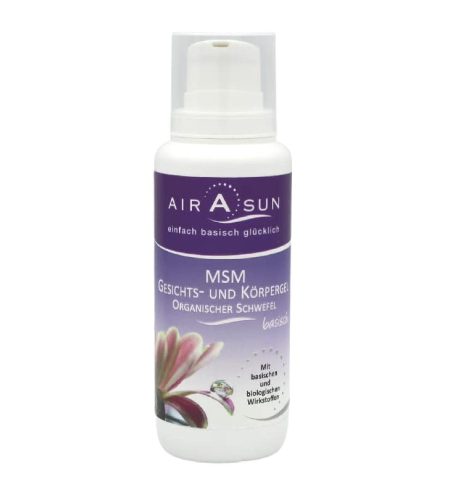 MSM Gel Basic - Pure Vegan Face & Body Care | 200ml | No Glycerin Sulfates or Preservatives - Shop Internationally - Buy Online on GoSupps.com