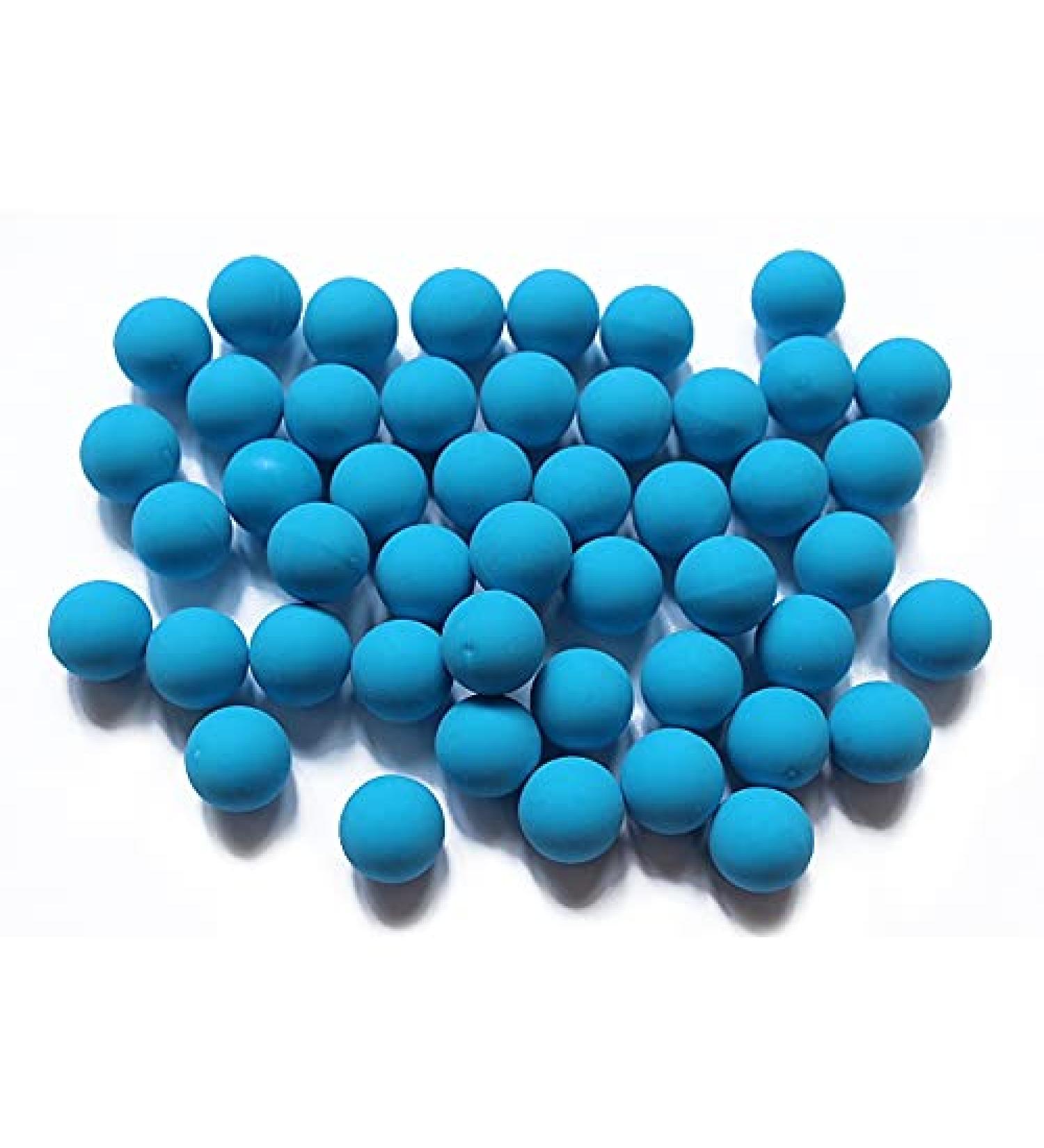 100 x RB Cal.50 blue Rubberball rubber bullets Fritz-Cell compatible with T4E HDR50 / HDP5