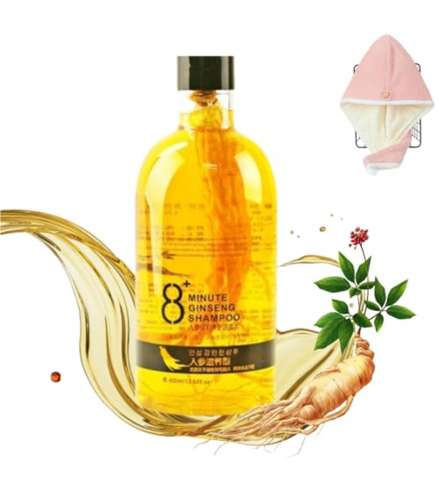 Ginseng Extract Root Nourishing Shampoo Ginseng Shampoo 8-Minute Ginseng Shampoo Herbal Hair Serum Restores smooth soft hair (1pcs) - Buy Online on GoSupps.com