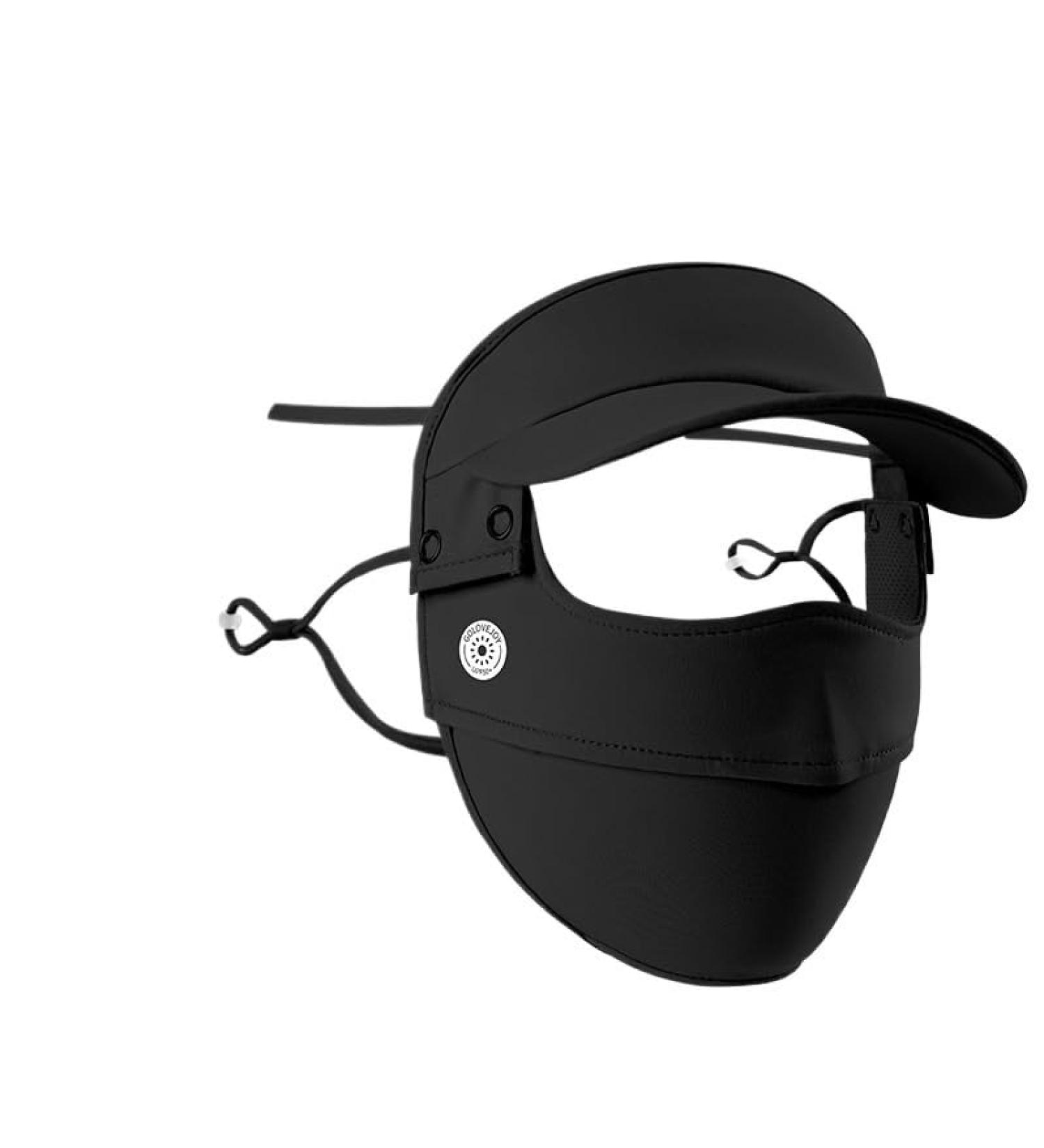NAERTFD Sun Protection Mask for Women | Full Face Breathable Outdoor Sports Veil | Black Ice-Skating & Summer Sun Shield - Buy Online on GoSupps.com