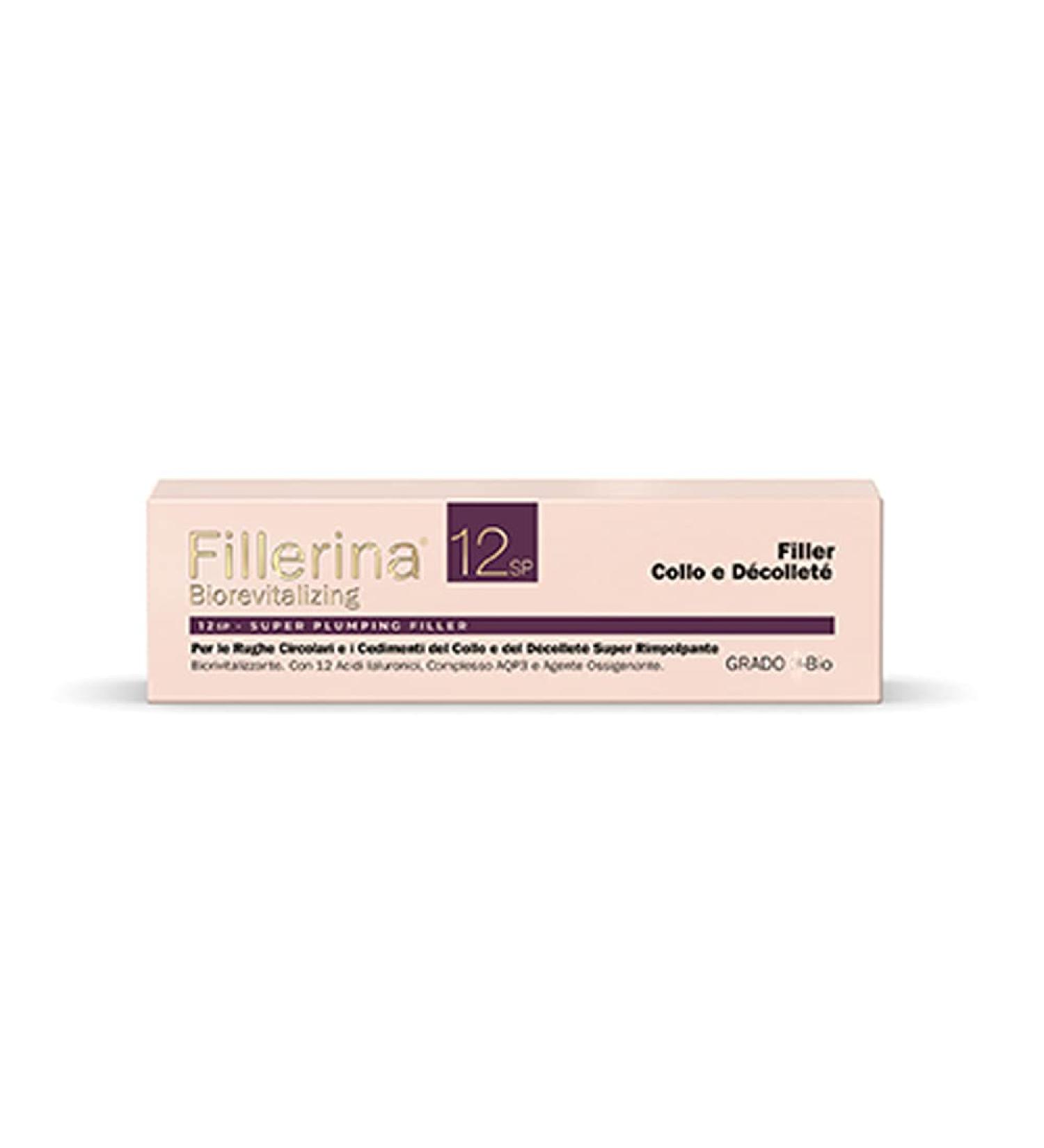 LABO Labo Fillerina 12SP Biorevitalizing Super Plumping Filler Neck and D collet Plumping Gel Level 4 30 ml