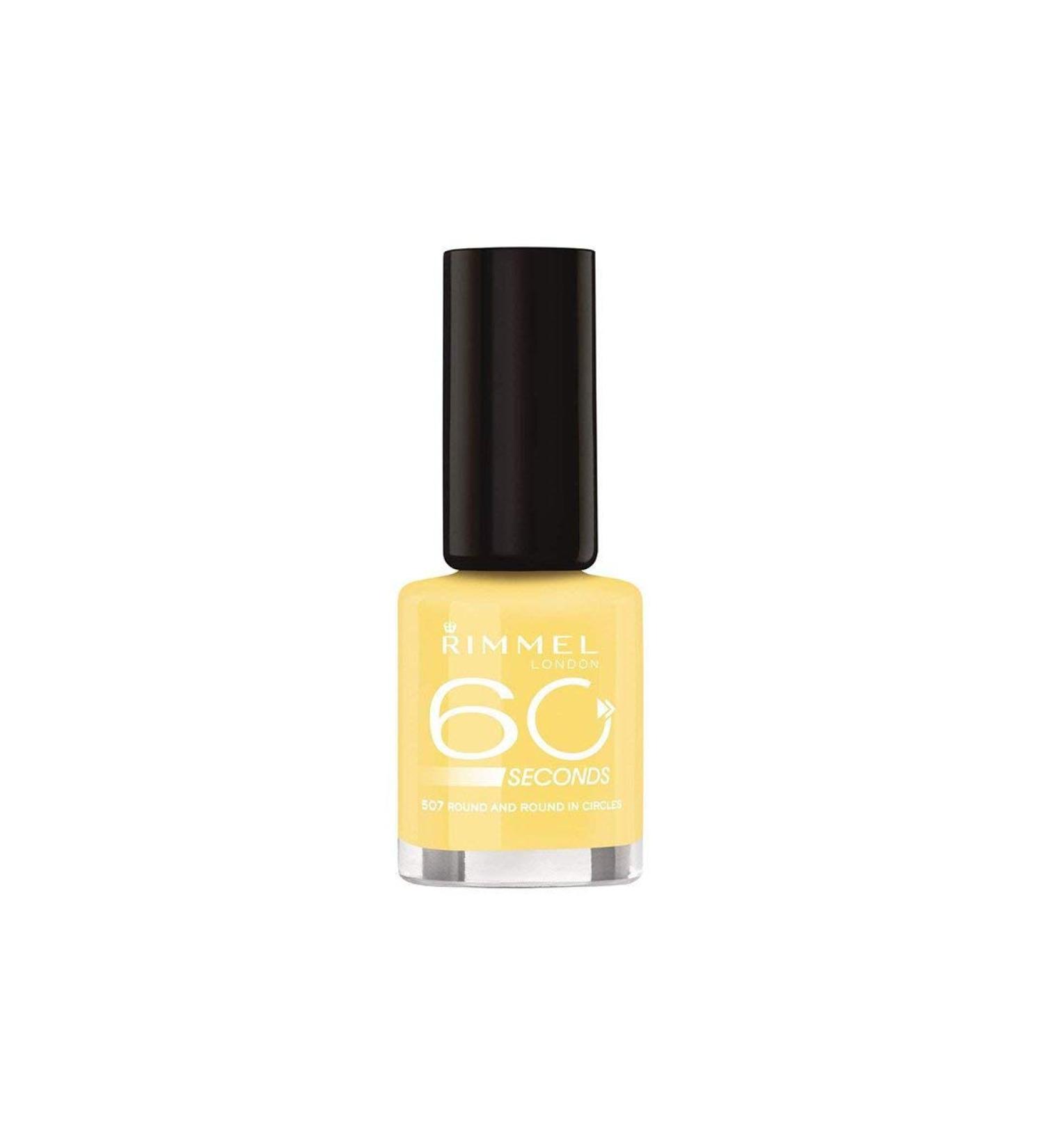 Rimmel 60 Seconds Nail Polish Round and Round in Circles Round and round in circles 8 ml (Pack of 1)