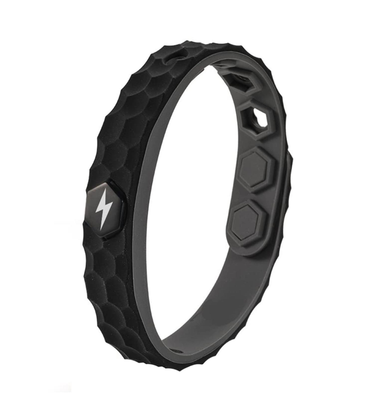 Buy Adjustable Anti-Static Bracelet for Men & Women | Lightweight Silicone Wrist Strap | Eliminate Body Static - Black #149 - Buy Online on GoSupps.com
