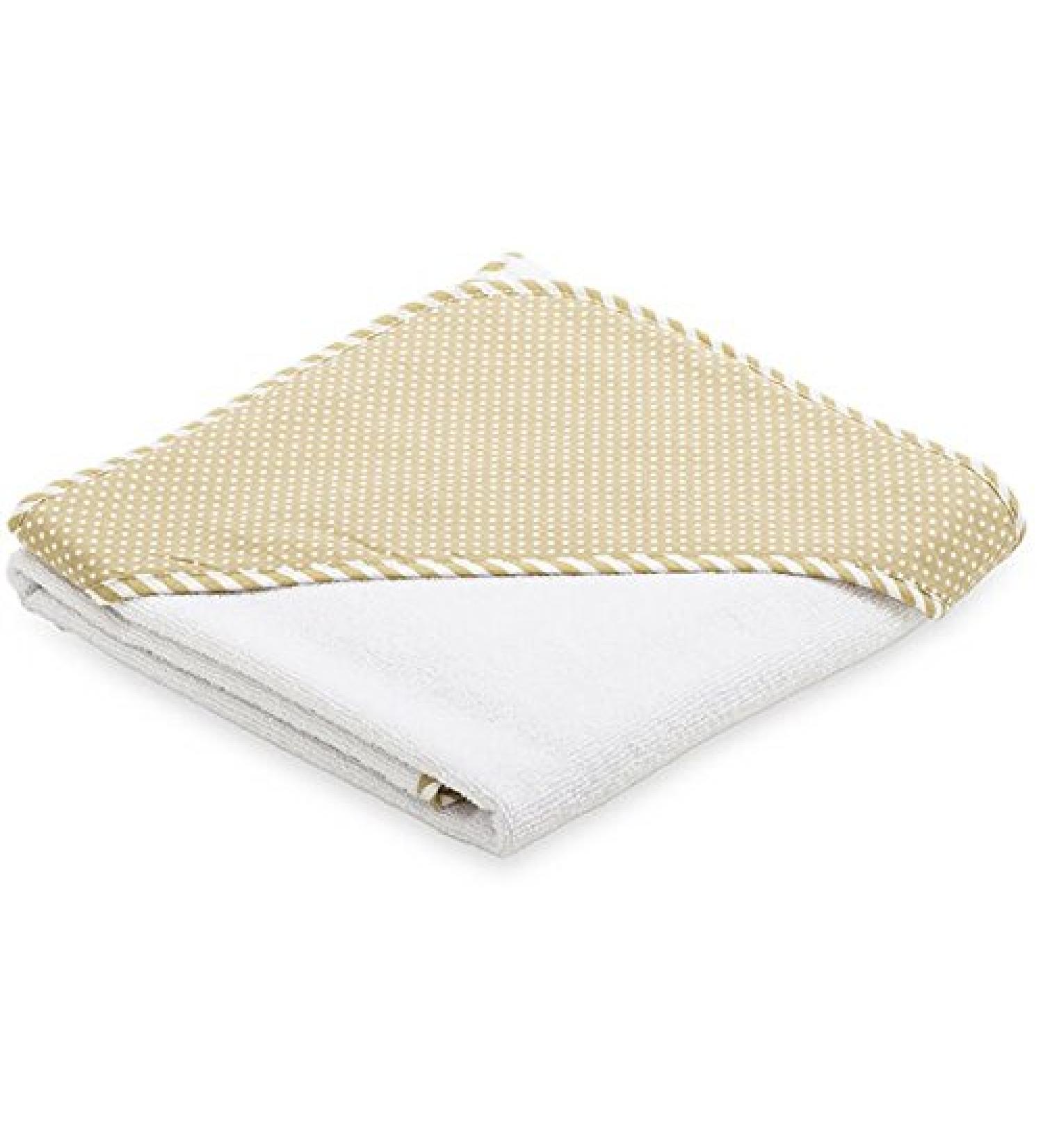 Fun with Mum BAB-TOW-BEI Baby Towel - Beige | Soft Absorbent & Perfect for Baby's Bath Time | International Shipping Available - Buy Online on GoSupps.com