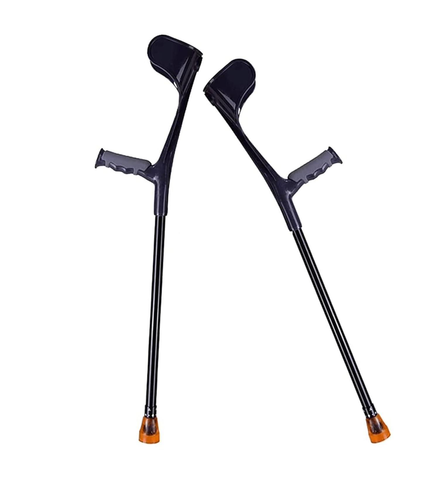 1 Pair Aluminum Forearm Crutches Lightweight Height Adjustable Arm Crutches Standing Canes Forearm Crutches Independence - Buy Online on GoSupps.com