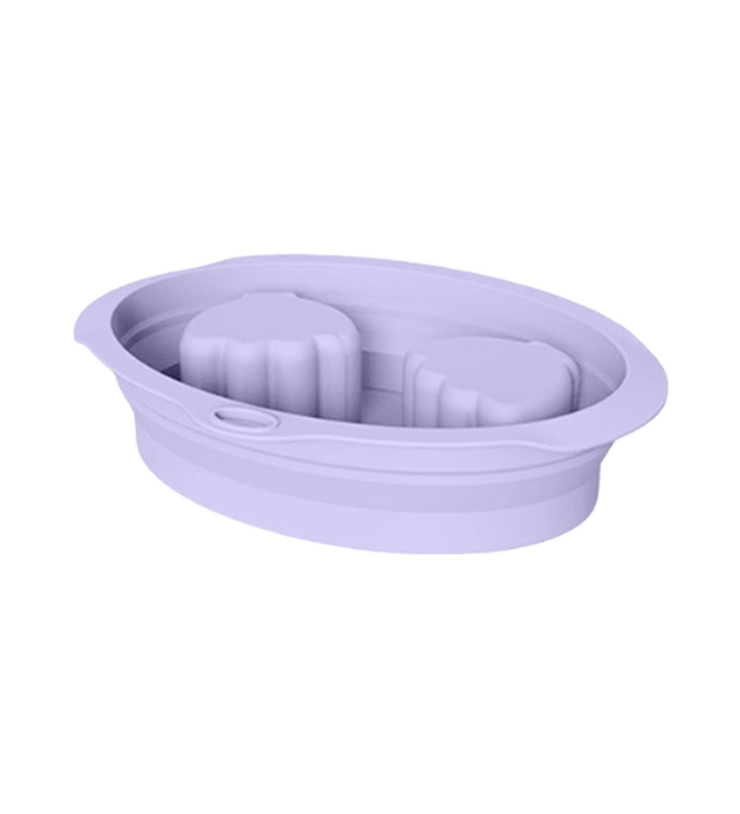 Bassin de trempage pour manucure Bac D tachage Vernis Gel Et Poudre - Bol De Trempage Pliable R utilisable Pour Maison Voyage Salon Violet - Buy Online on GoSupps.com