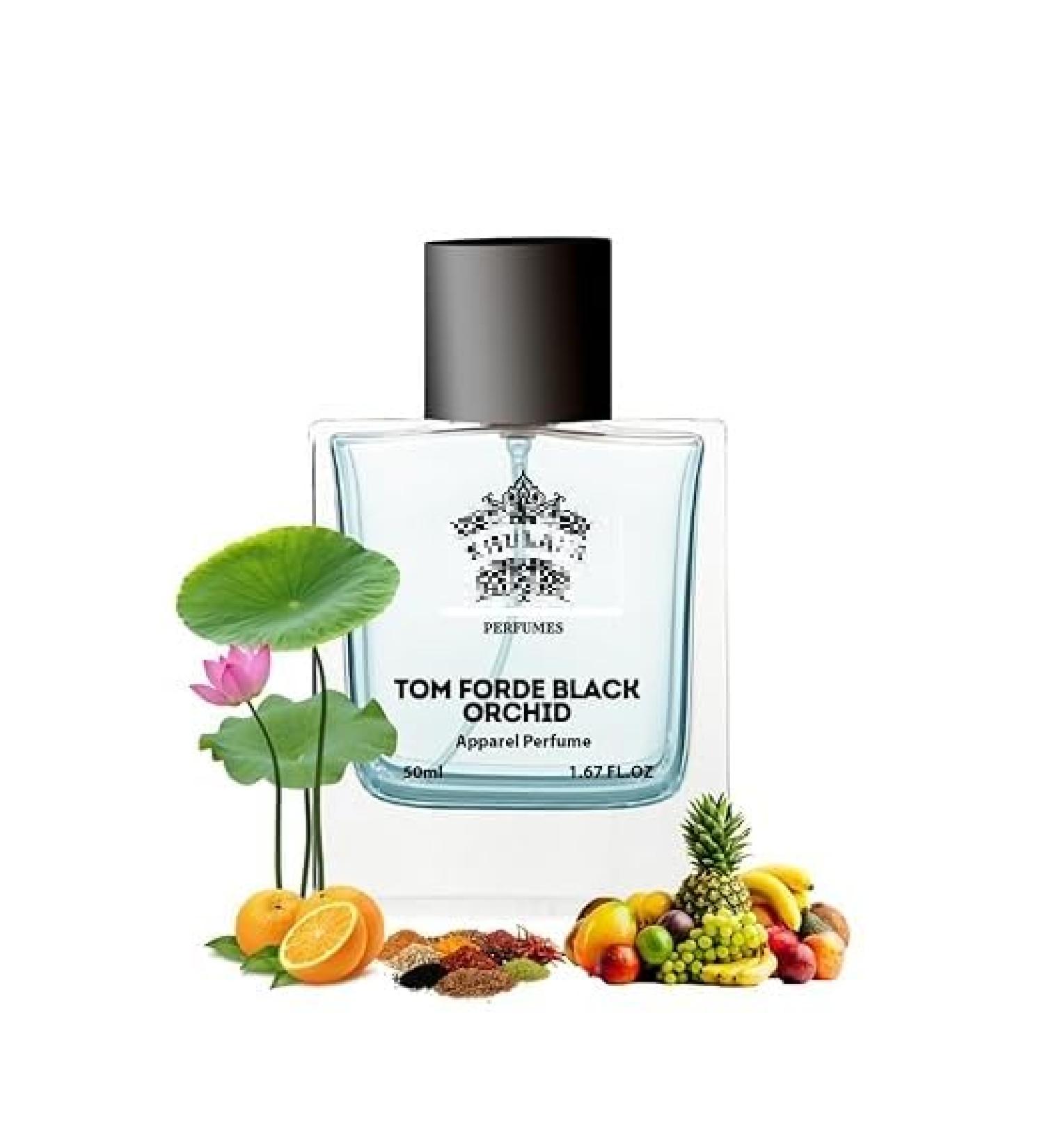 EMS Tom Forde Black Orchid For Women | Woody Aromatic Fragrances | Long Lasting Women Perfume | Fragrance Sutaible for Any Occasion | Gift For Her 50ml 1.7fz ol - Buy Online on GoSupps.com