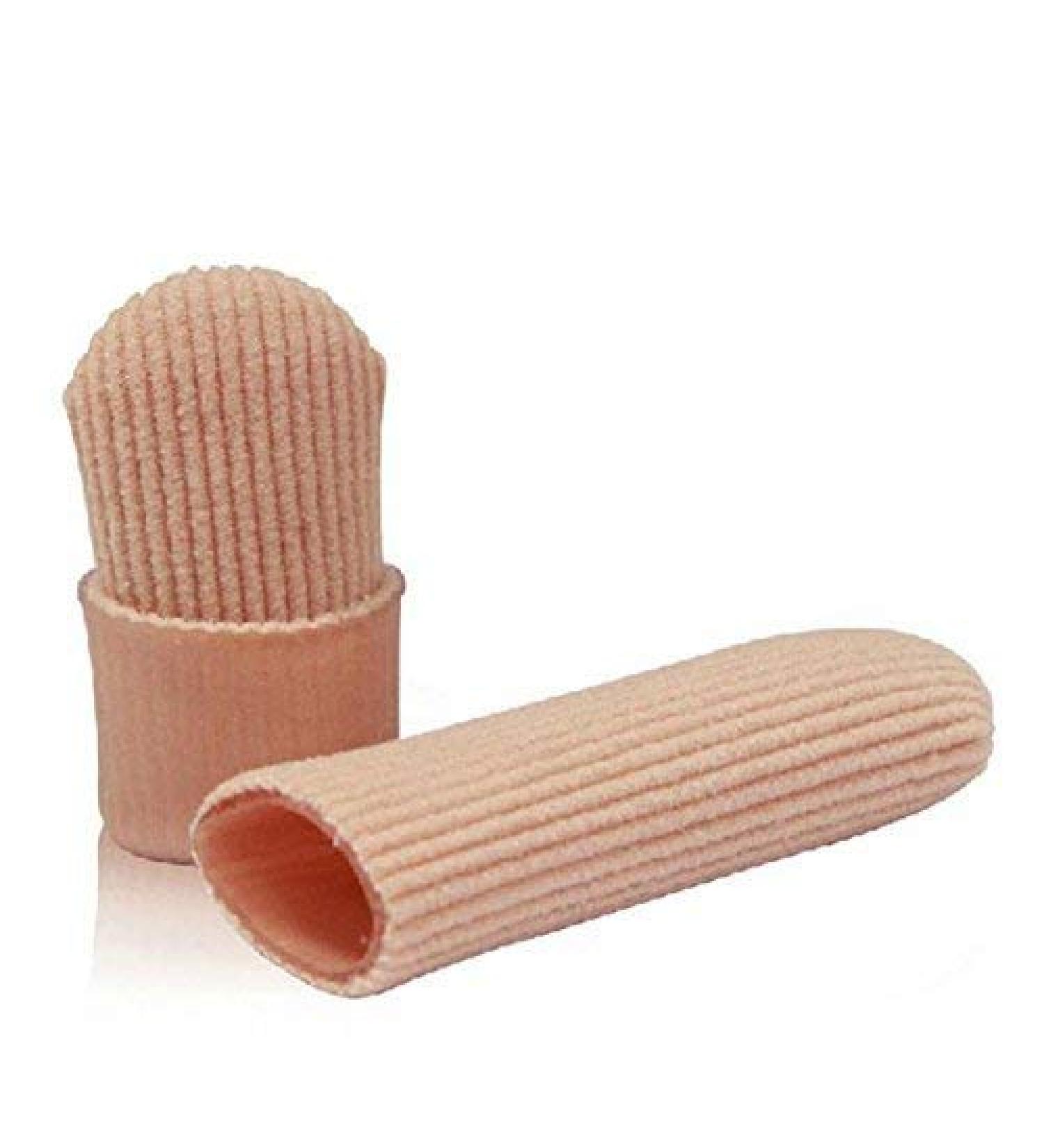 Sturdyfoot Gel Tubular Toe Caps - Pain Relief for Bubbles Chicken Eyes Athlete's Foot & Blisters | 2-Piece Bandage Set - Buy Online on GoSupps.com