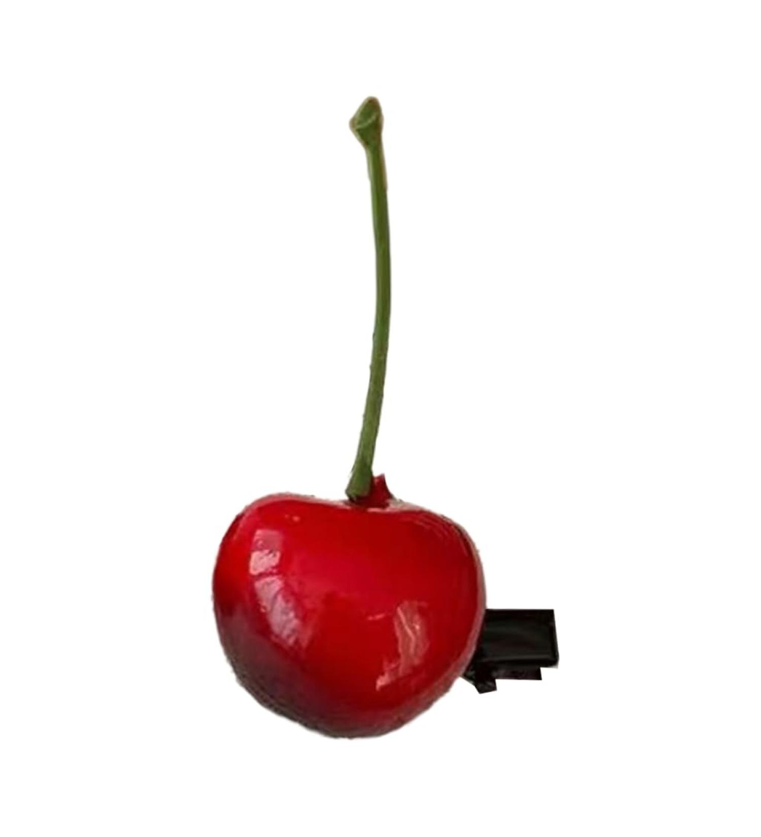 XIAHIOPT Women Girl Hair Fixing Funny Fruit Hairclip Women Girl Haipin Hair Decorations Household Accessory for Adults Cherries - Buy Online on GoSupps.com