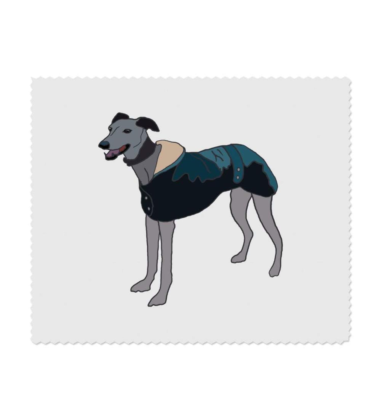 Buy 2 x 'Greyhound With Fur' Microfiber Lens/Eyeglasses Cleaning Cloths - Premium Quality & International Shipping - Buy Online on GoSupps.com