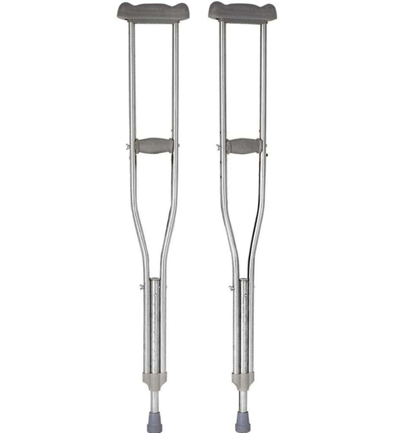Crutches for Adults Underarm Underarm Crutches for Adjustable Durable Stainless Steel Walking Crutches Adjustable Underarm Crutches Medical Accessories Mobility for Disabled for A Lucky Star - Buy Online on GoSupps.com