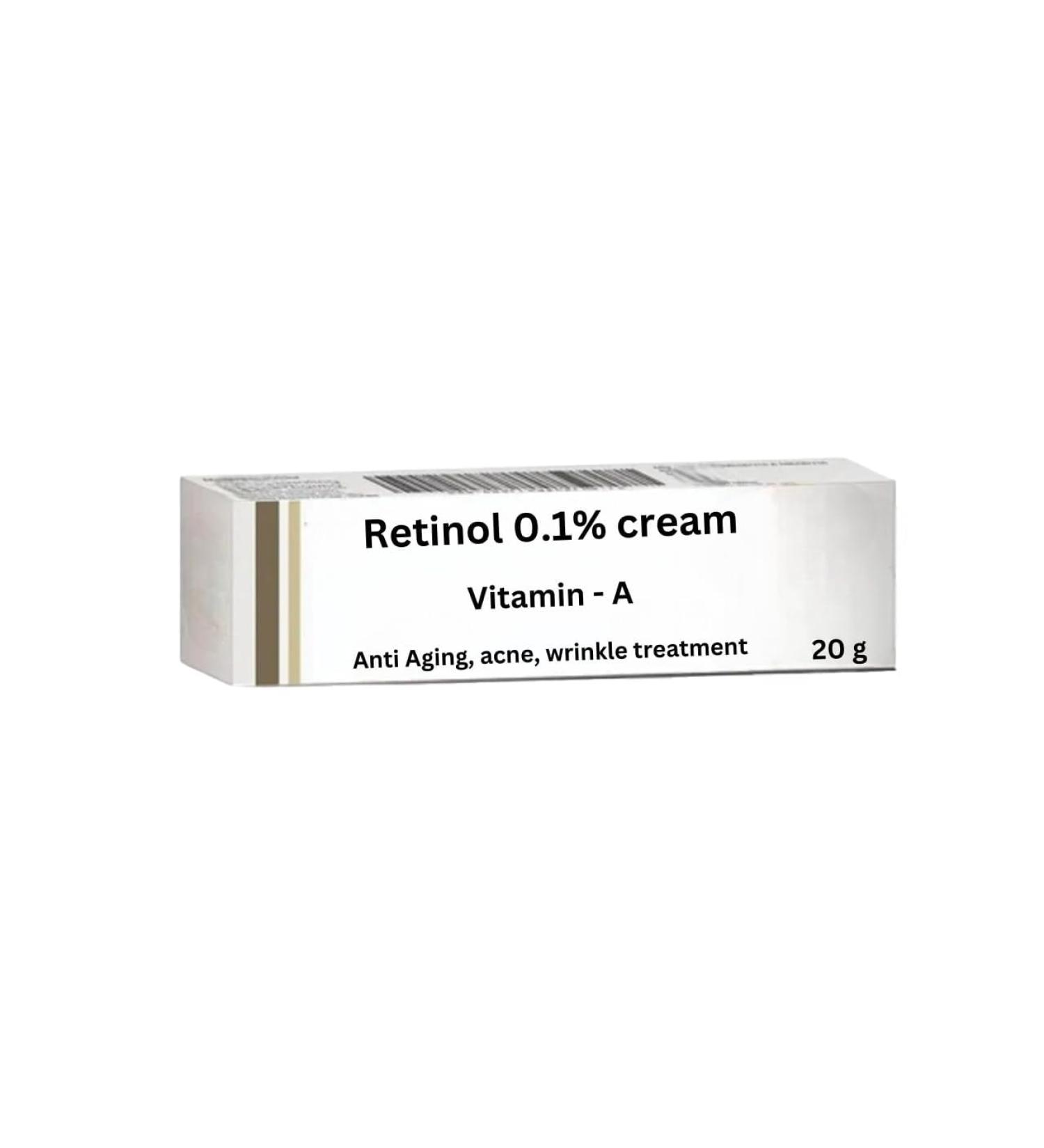 Retinol Cream 0.1 20 grams with Vitamin A Skin tightining Anti Aging cream