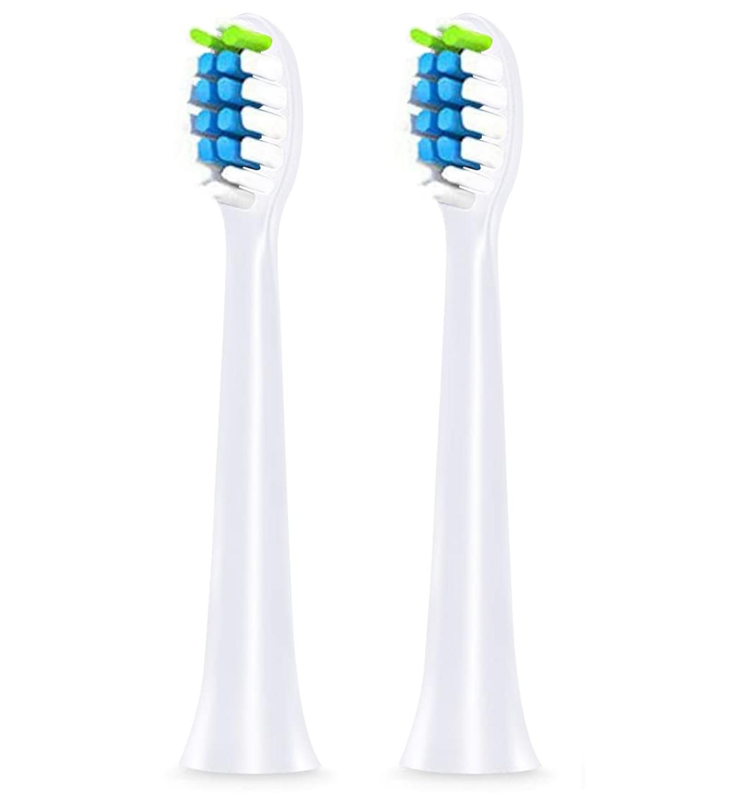 TLOVII Toothbrush Replacement Heads Refill 2 Count