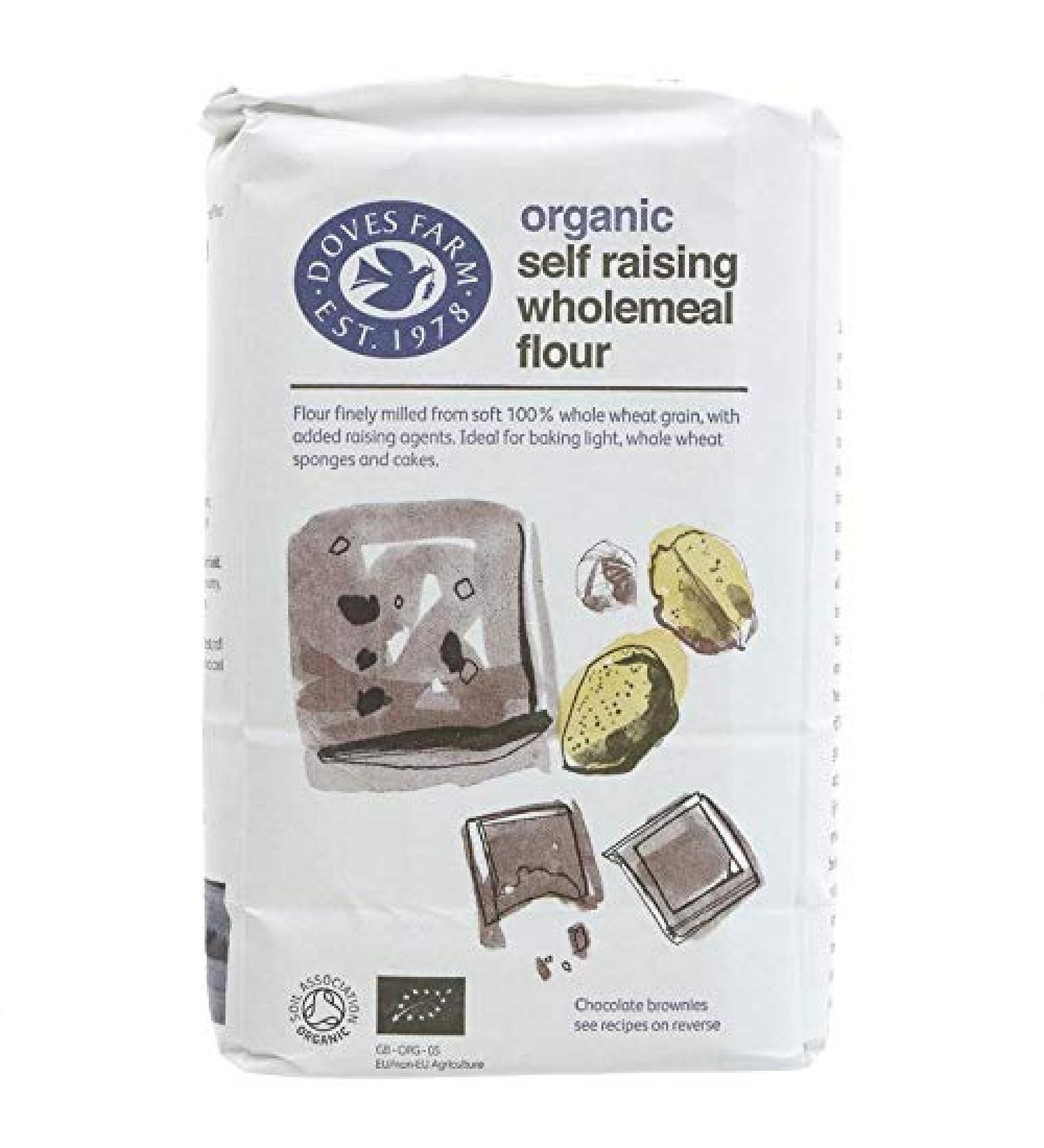 Doves Farm | Self Raising Wholemeal Flour | 1 x 1kg