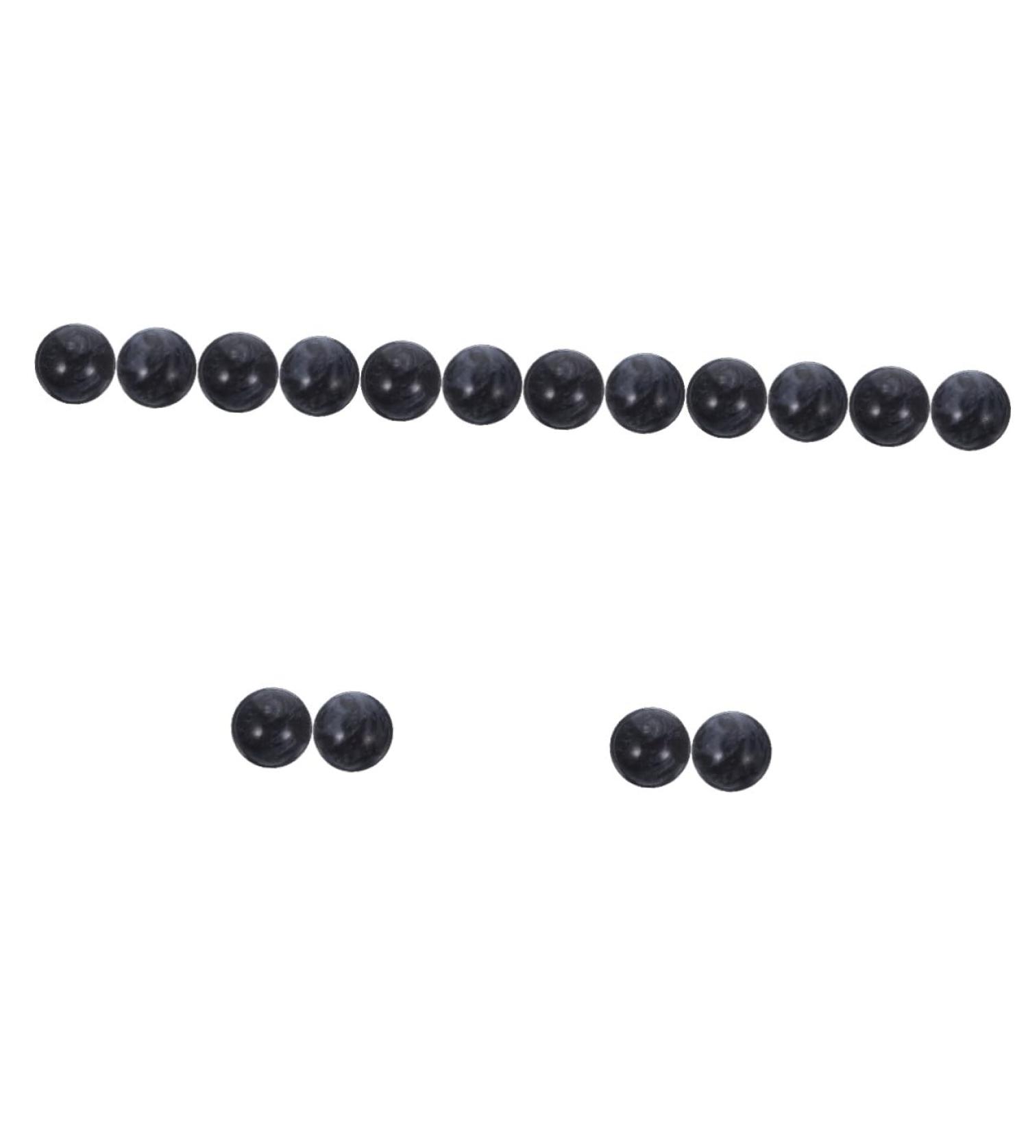 Buy Healvian 16 StK Acupressure Massage Balls - Stress Relief & Health Exercise Balls for Adults | Jade Balls for Relaxation - Medium Black (8pcs) - Buy Online on GoSupps.com