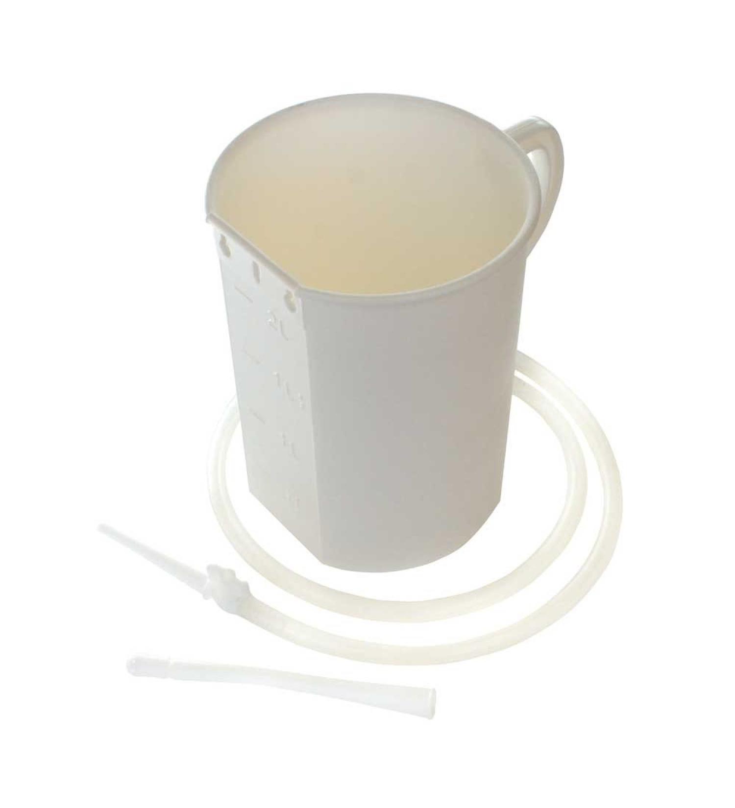 Behrend Irrigator Set Colon Irrigation Colon Cleansing Graduated PP White 2 Liters